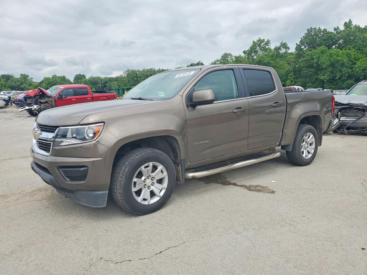 2015 Chevrolet Colorado Lt Brown vin: 1GCGSBEA0F1196885