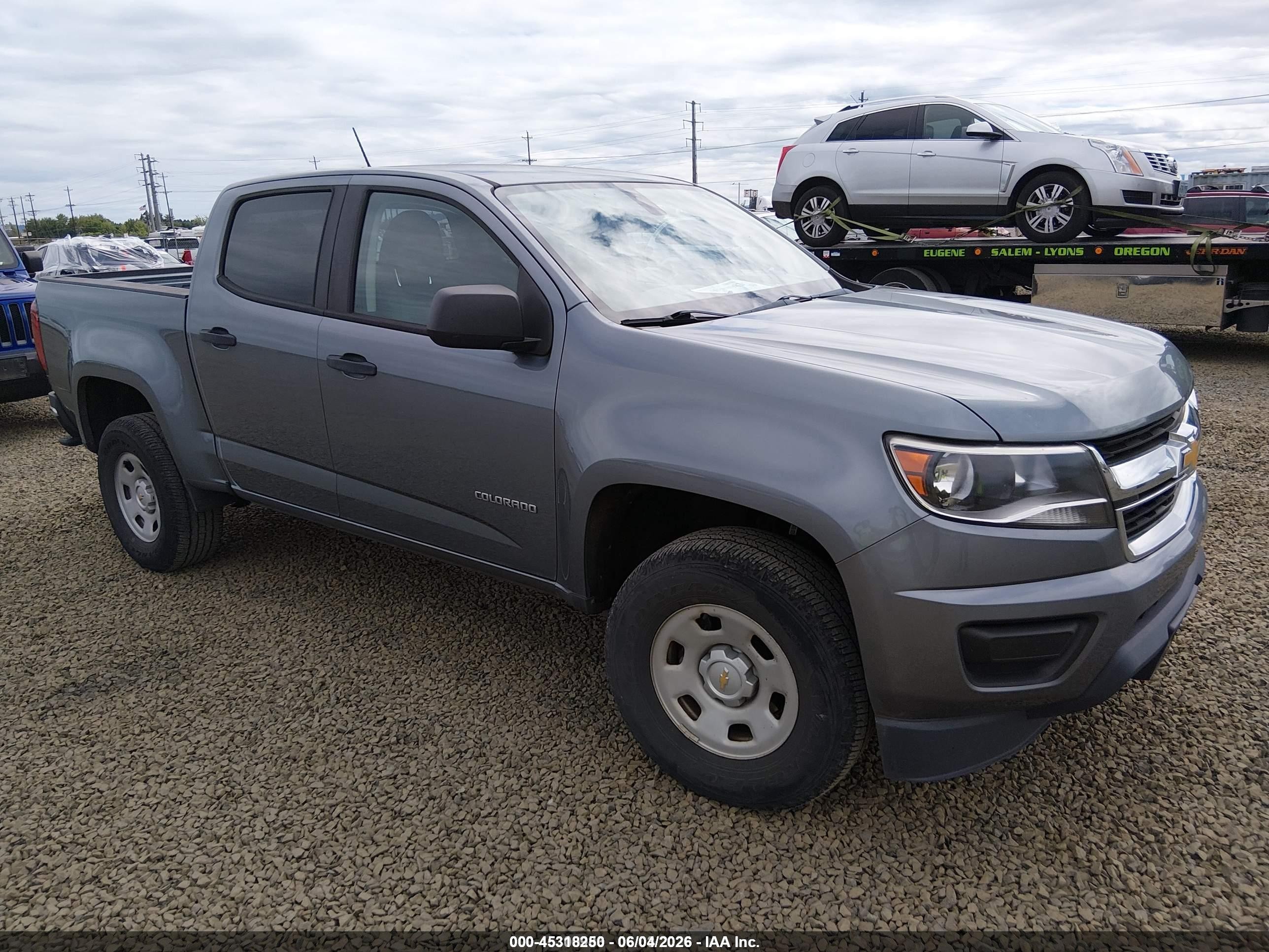 2018 Chevrolet Colorado Wt Gray vin: 1GCGSBEA2J1259364