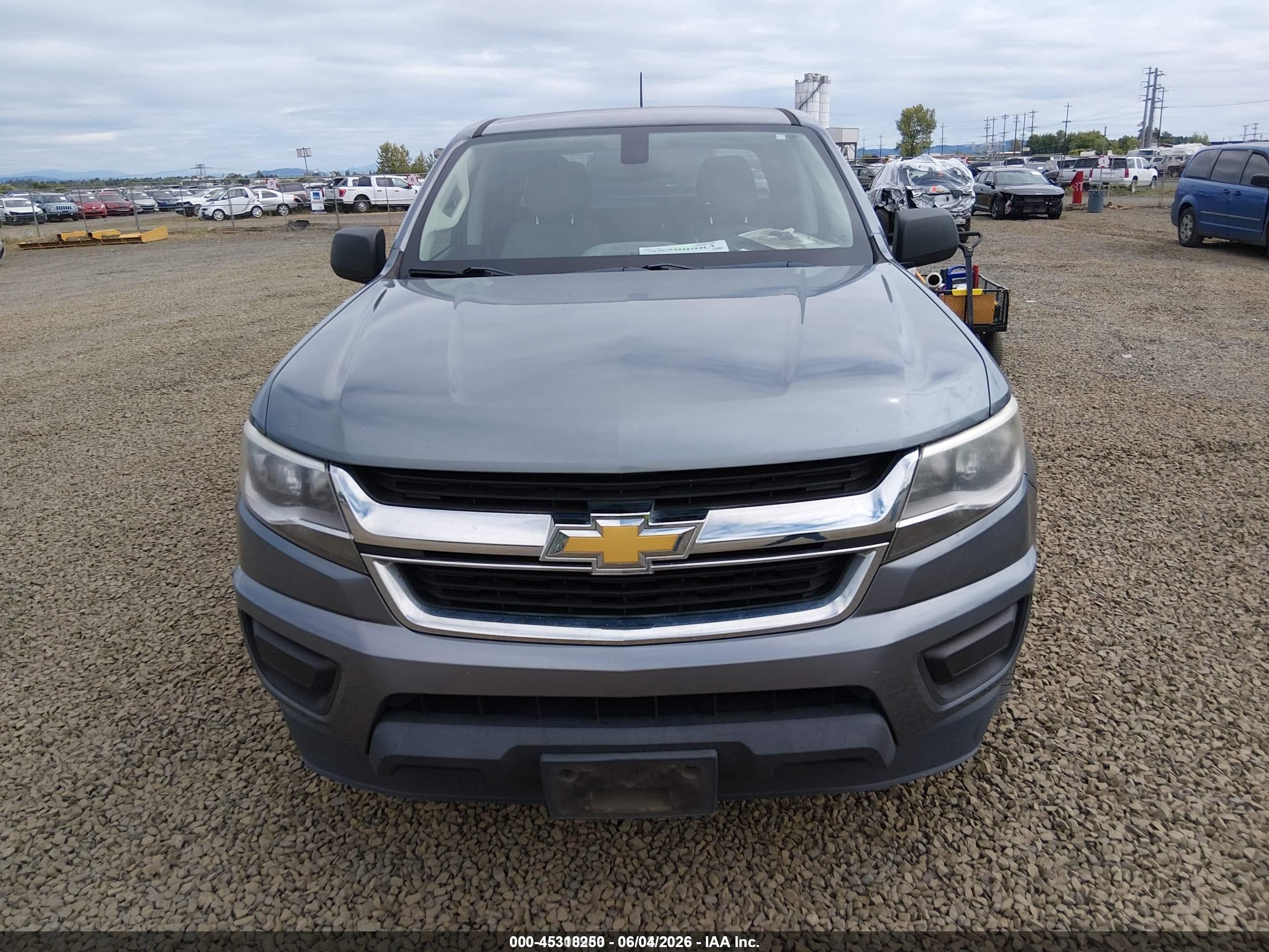 2018 Chevrolet Colorado Wt Gray vin: 1GCGSBEA2J1259364