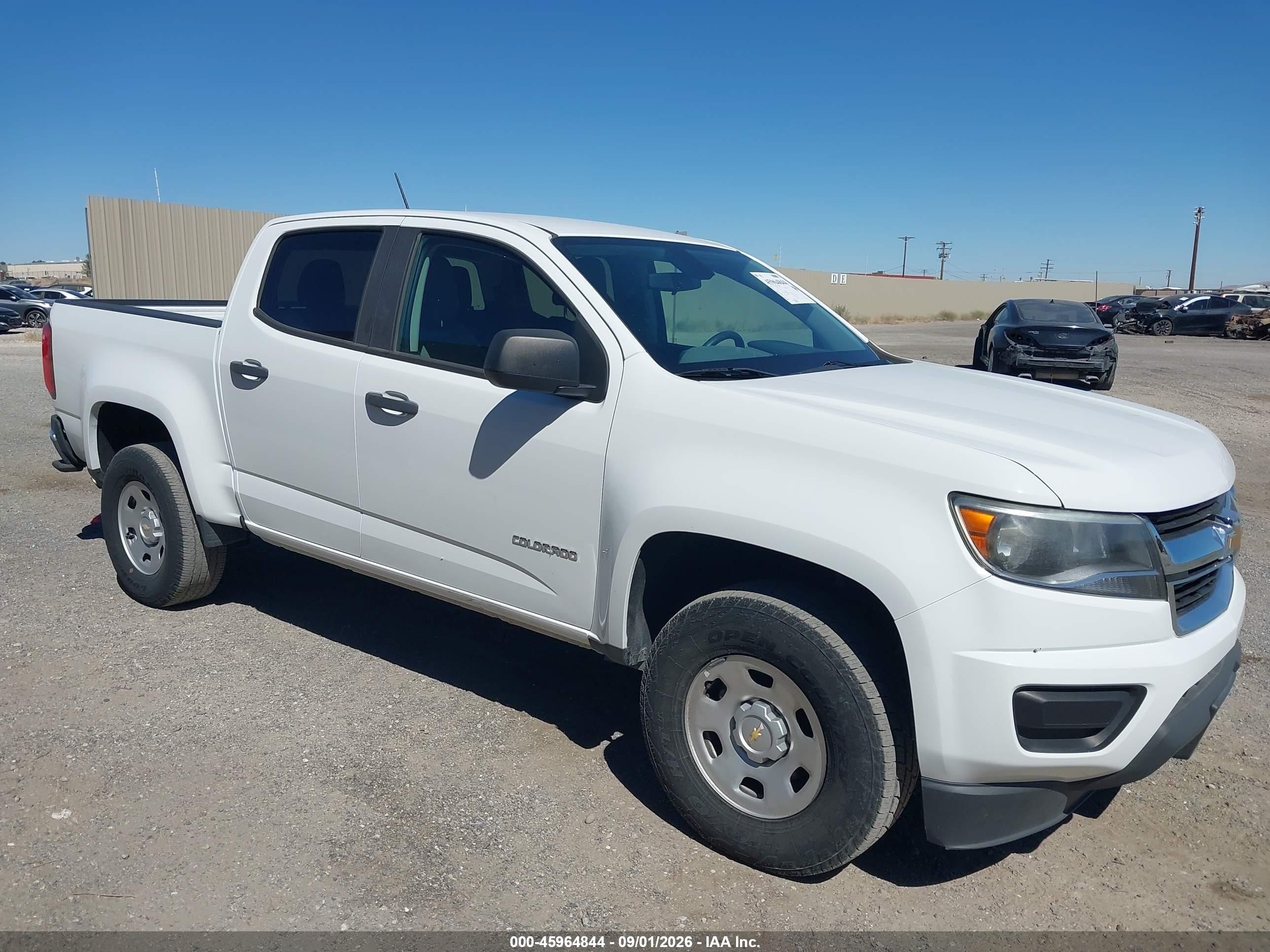 2018 Chevrolet Colorado Wt White vin: 1GCGSBEA2J1269179