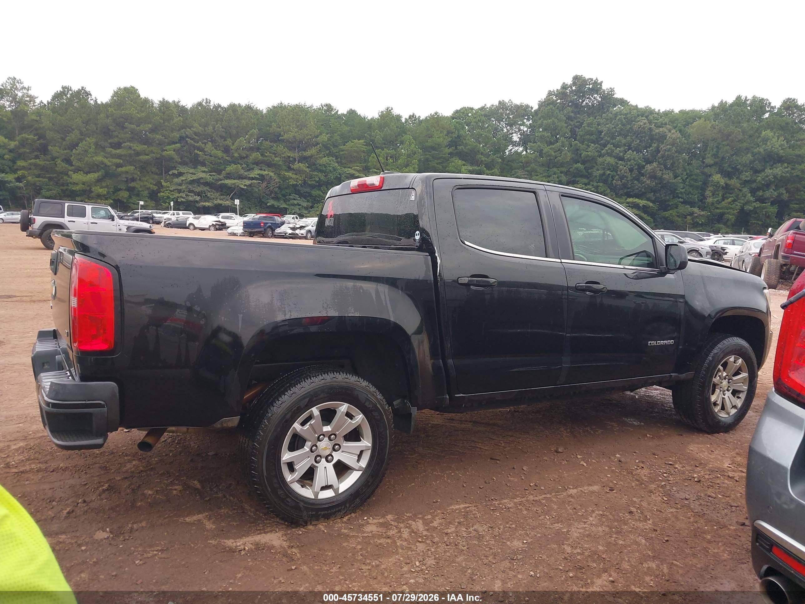 2015 Chevrolet Colorado 2wd Lt Black vin: 1GCGSBEA4F1148452