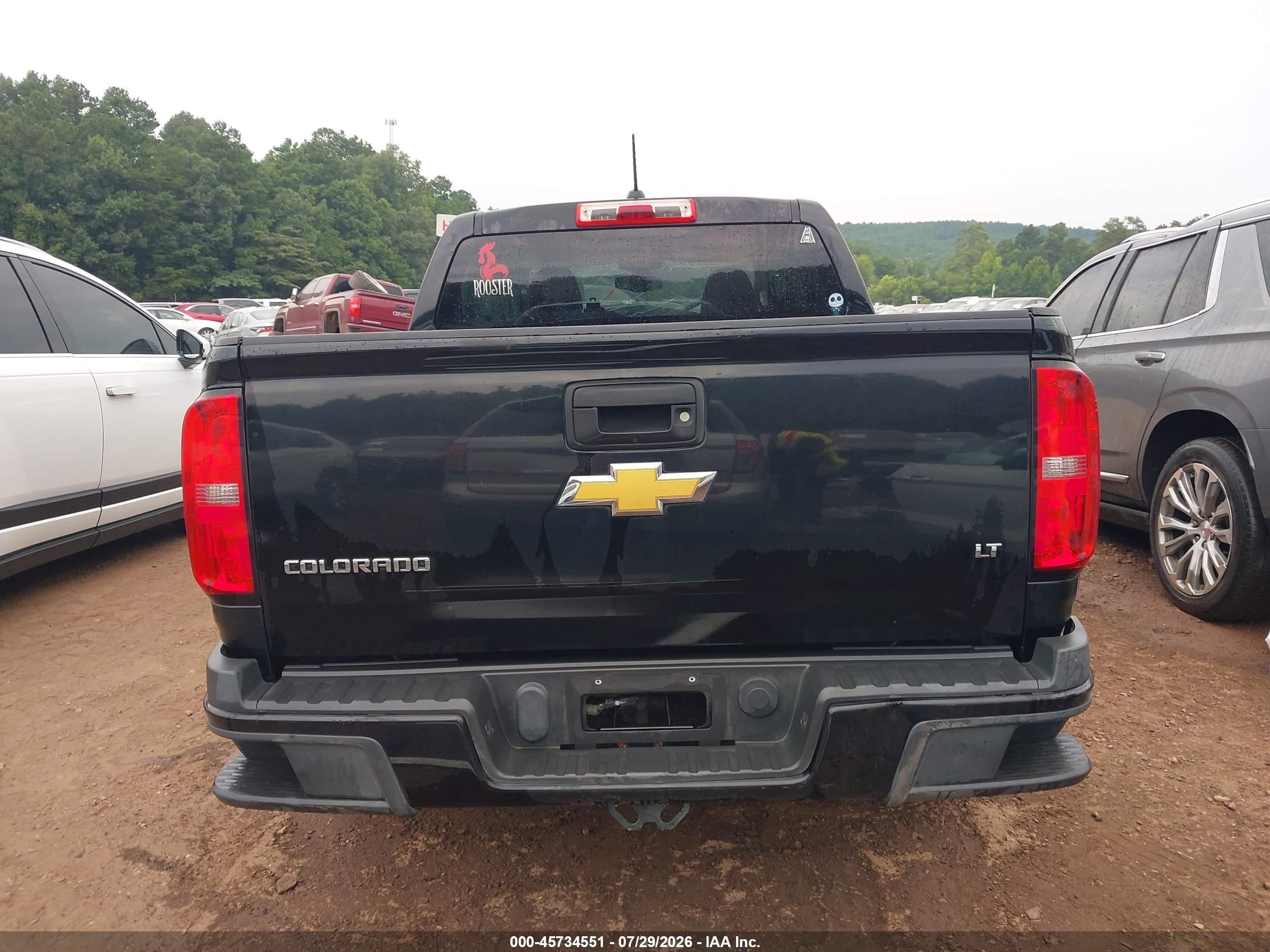 2015 Chevrolet Colorado 2wd Lt Black vin: 1GCGSBEA4F1148452