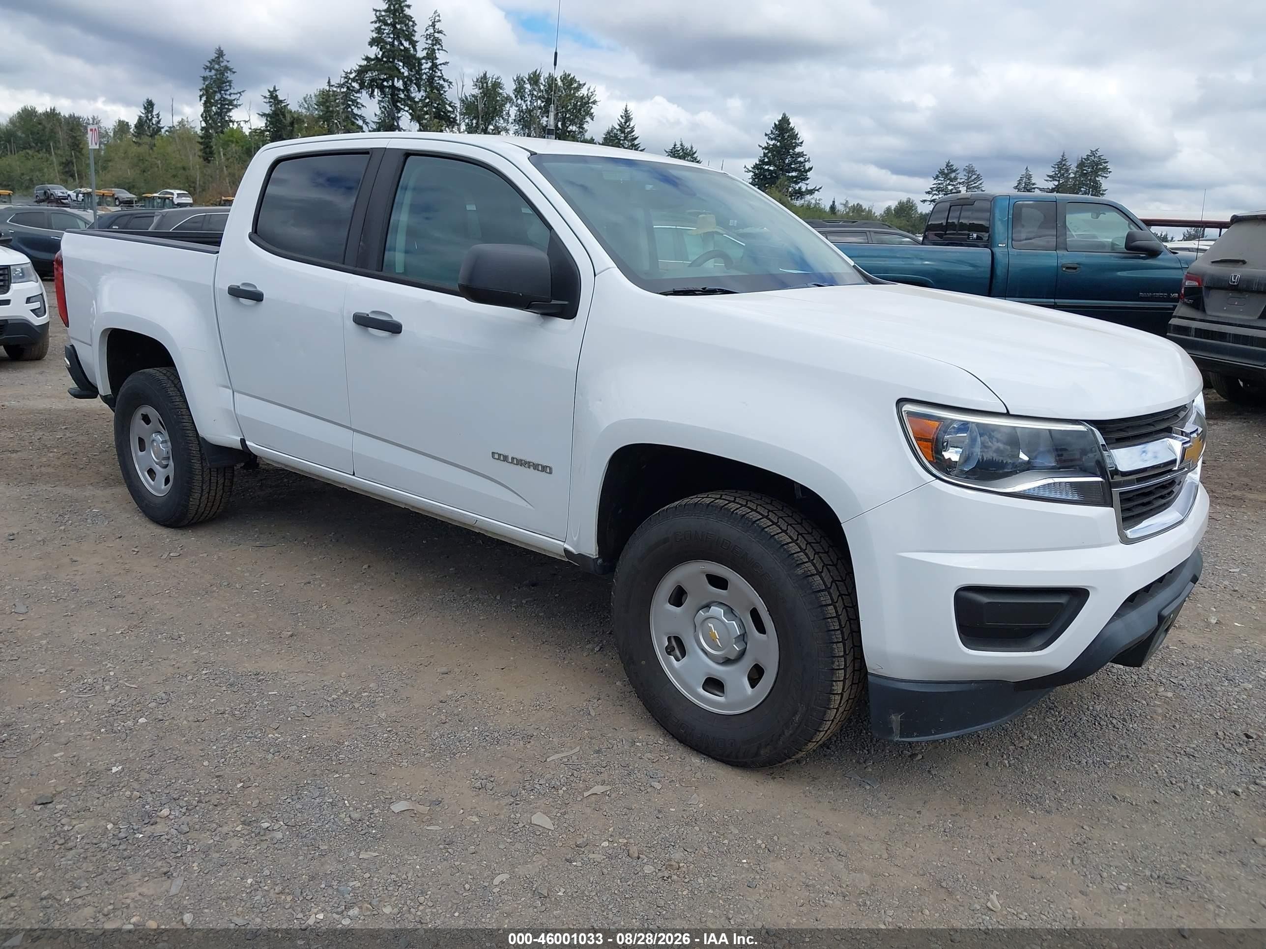 2018 Chevrolet Colorado Wt White vin: 1GCGSBEA4J1271659