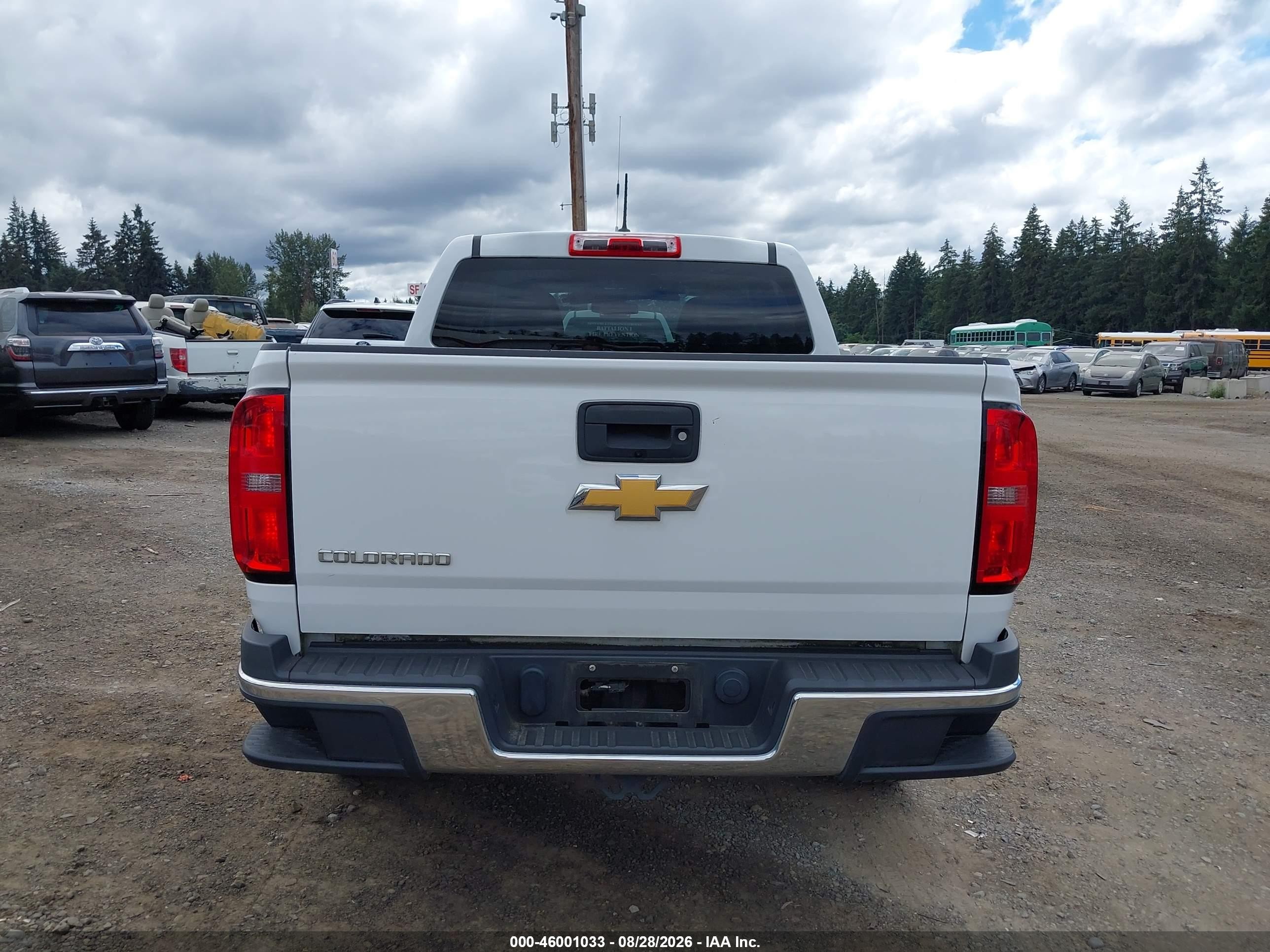 2018 Chevrolet Colorado Wt Белый vin: 1GCGSBEA4J1271659