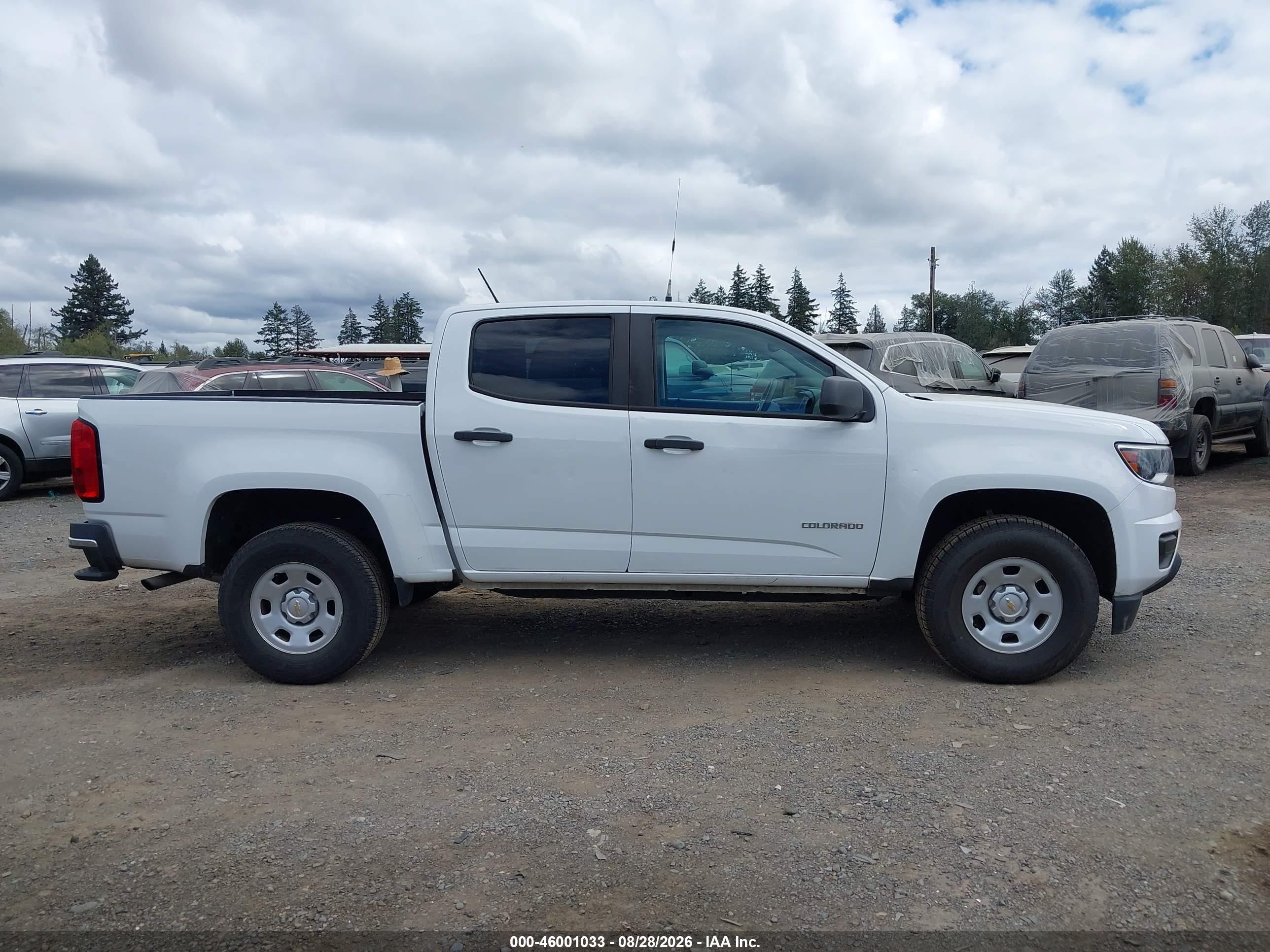 2018 Chevrolet Colorado Wt Белый vin: 1GCGSBEA4J1271659