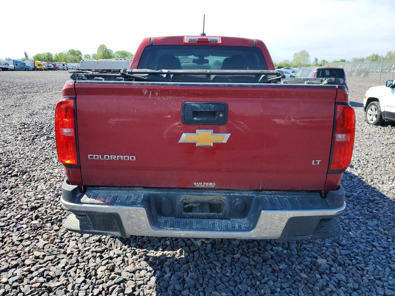 2015 Chevrolet Colorado Lt Красный vin: 1GCGSBEA5F1180150