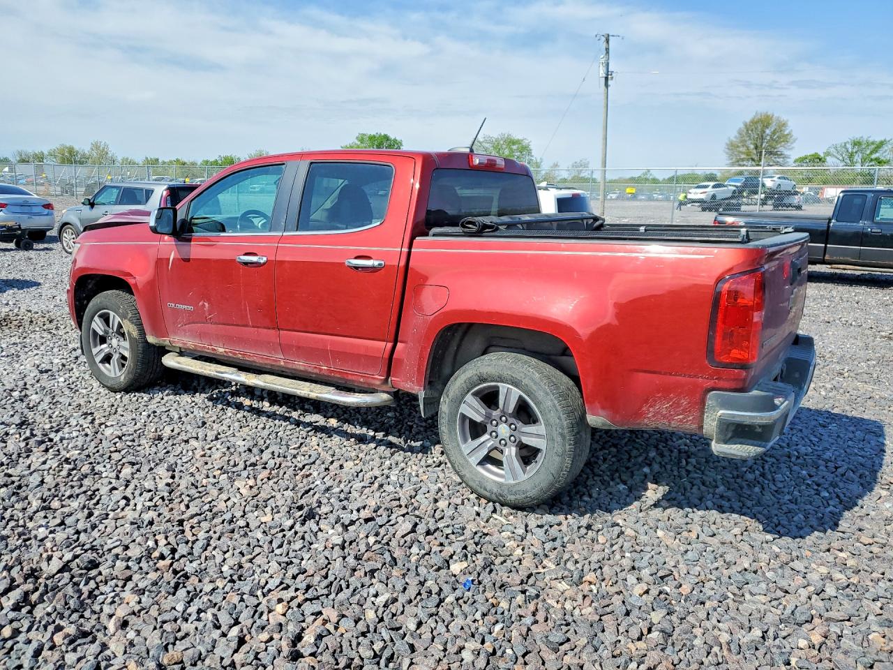 2015 Chevrolet Colorado Lt Красный vin: 1GCGSBEA5F1180150