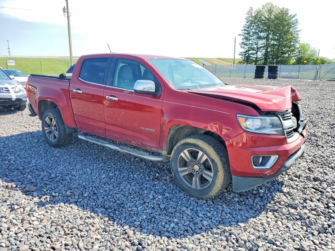 2015 Chevrolet Colorado Lt Красный vin: 1GCGSBEA5F1180150