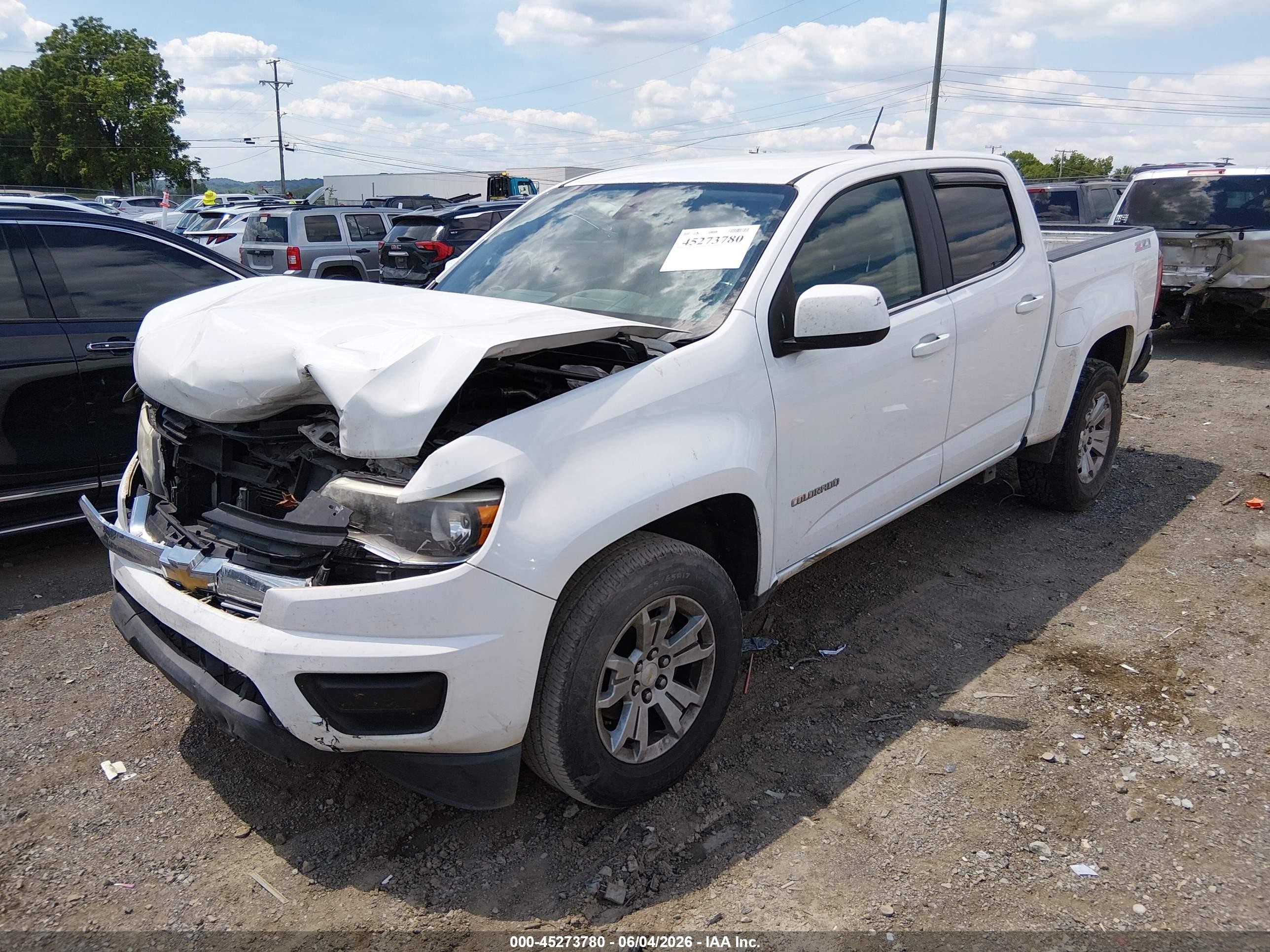 2015 Chevrolet Colorado Lt Белый vin: 1GCGSBEA6F1179234