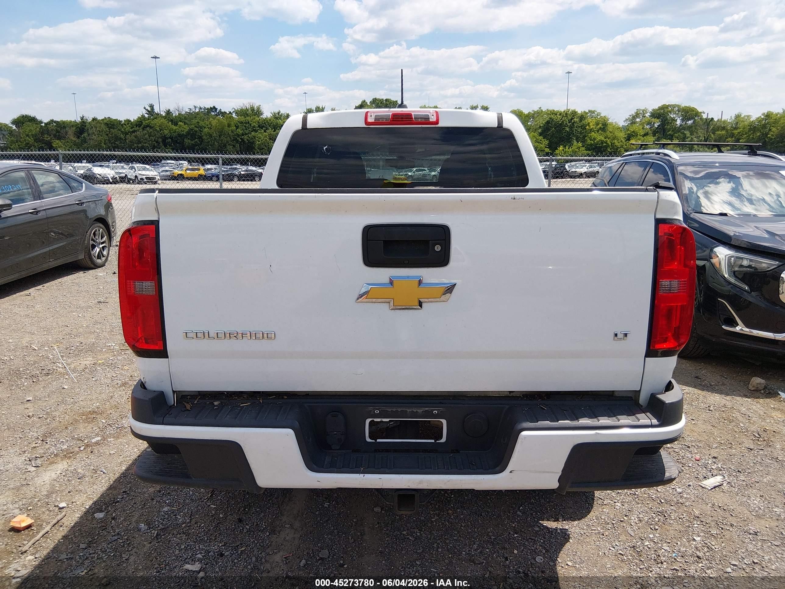 2015 Chevrolet Colorado Lt Белый vin: 1GCGSBEA6F1179234