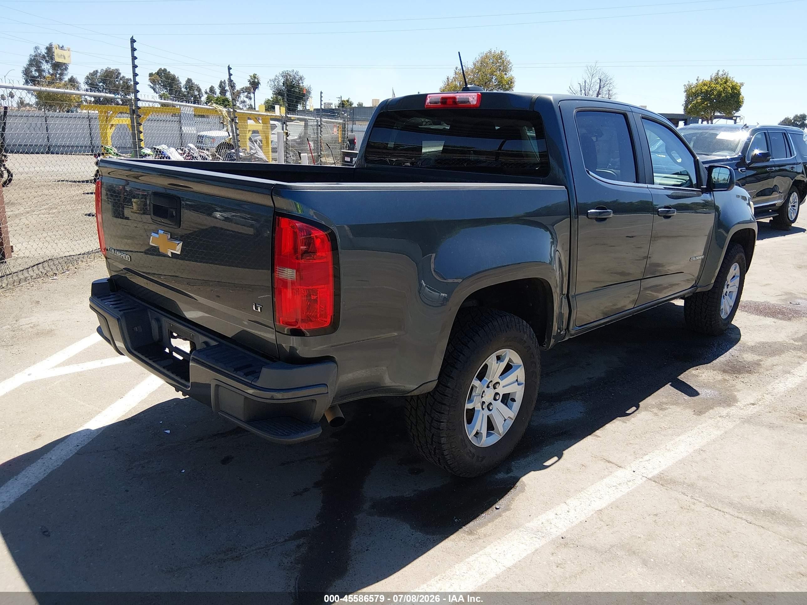 2015 Chevrolet Colorado 2wd Lt Gray vin: 1GCGSBEA6F1219912