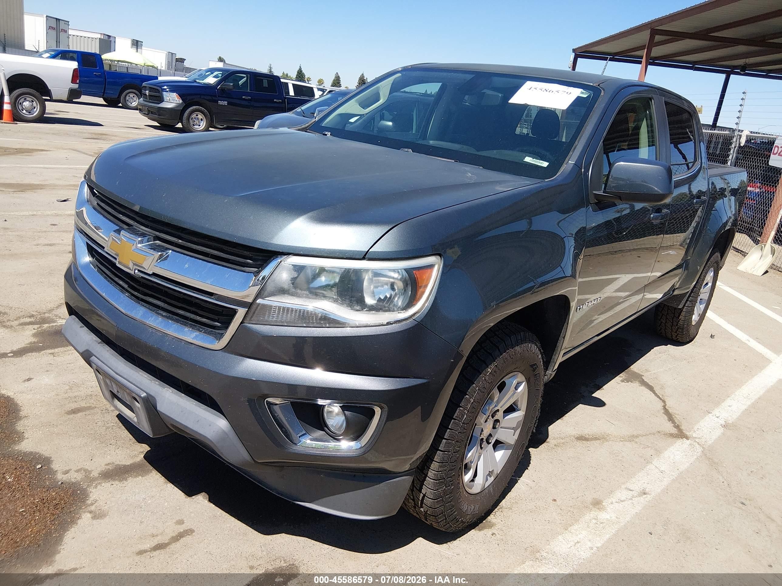 2015 Chevrolet Colorado 2wd Lt Gray vin: 1GCGSBEA6F1219912