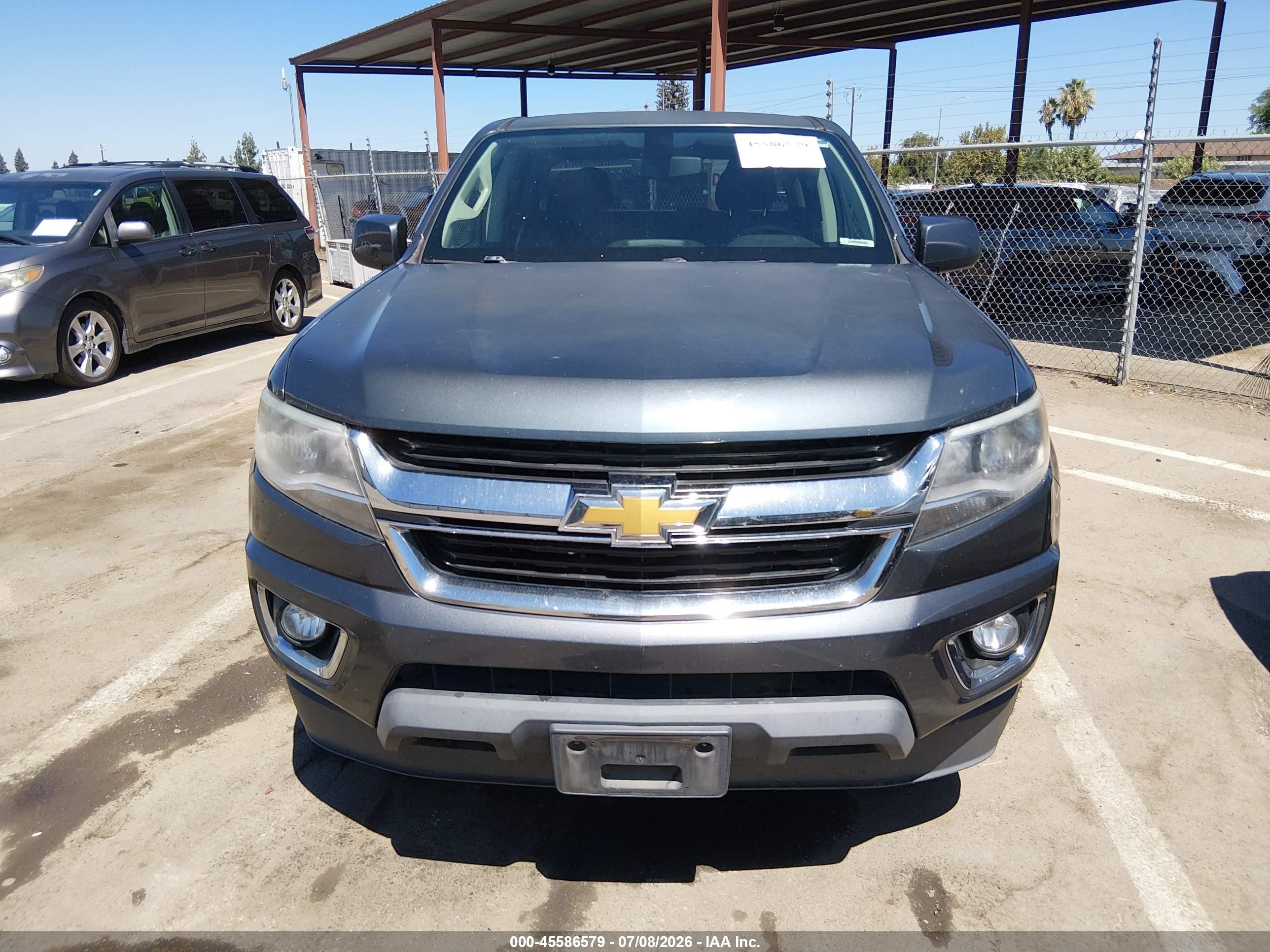 2015 Chevrolet Colorado 2wd Lt Gray vin: 1GCGSBEA6F1219912