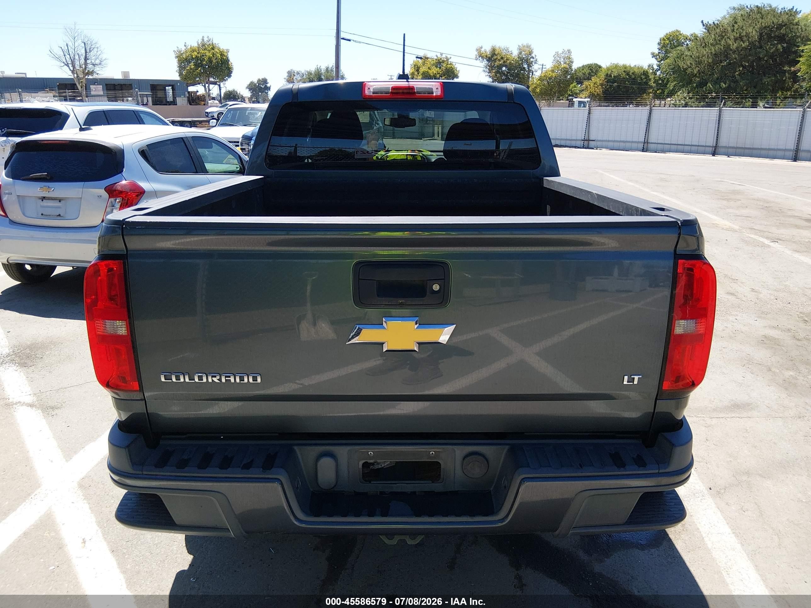 2015 Chevrolet Colorado 2wd Lt Gray vin: 1GCGSBEA6F1219912