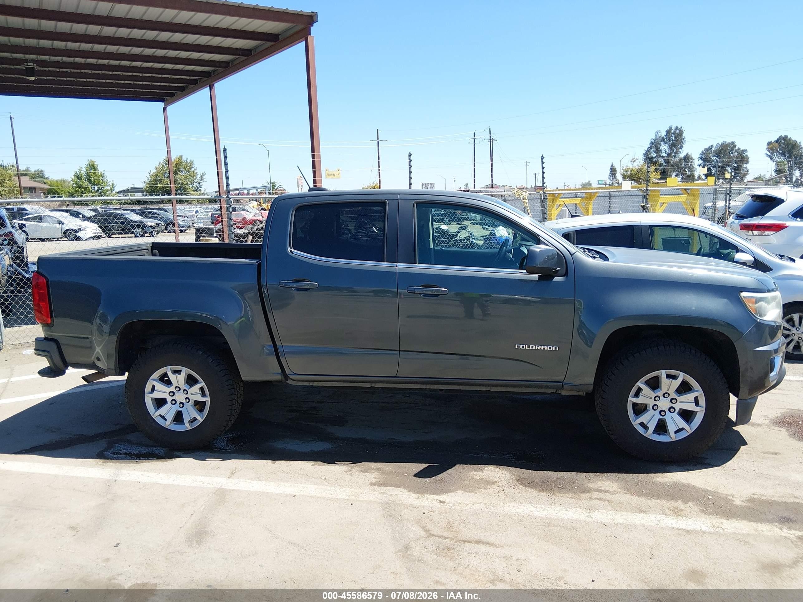 2015 Chevrolet Colorado 2wd Lt Gray vin: 1GCGSBEA6F1219912