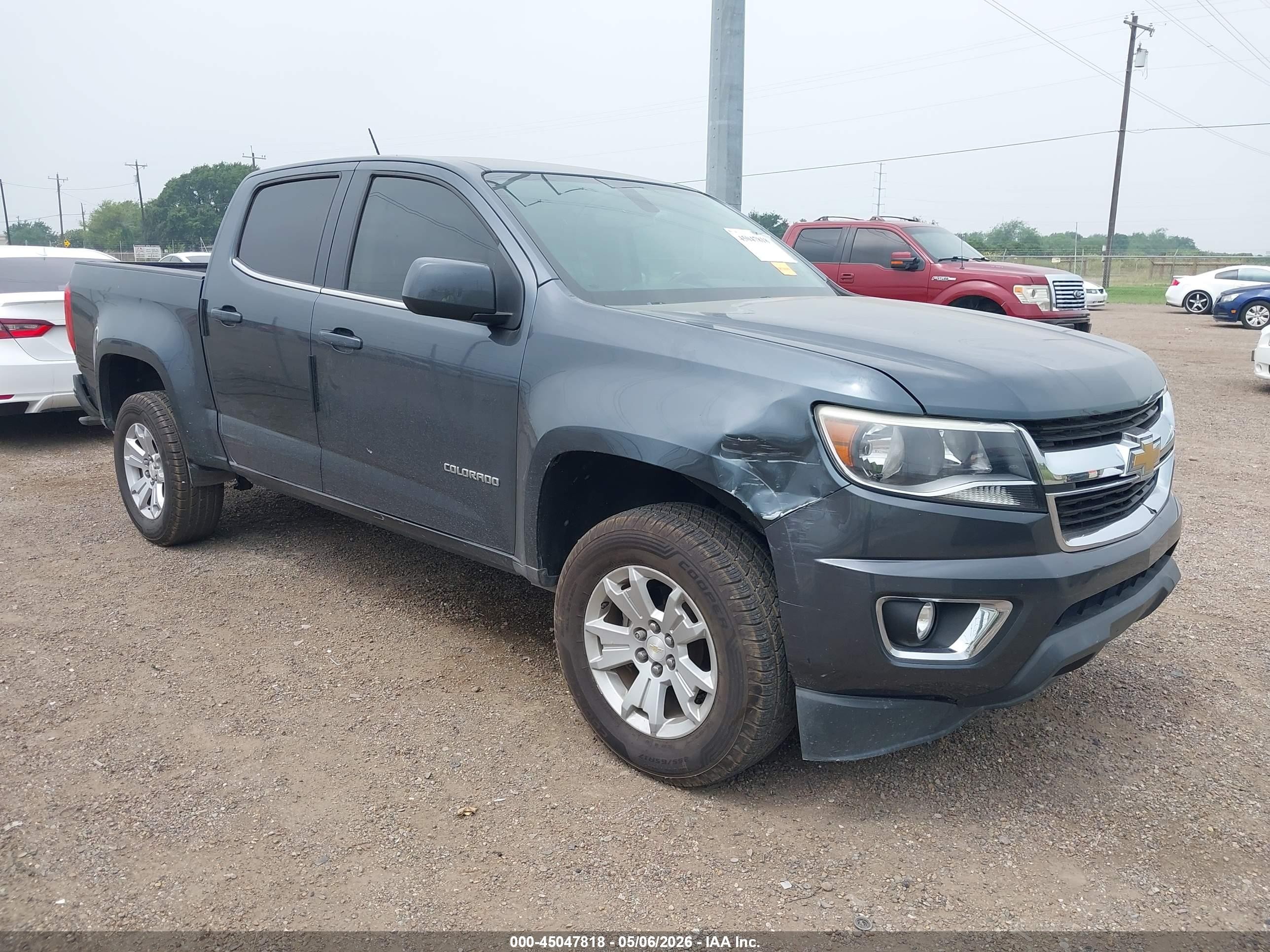 2015 Chevrolet Colorado Lt Gray vin: 1GCGSBEA7F1223340
