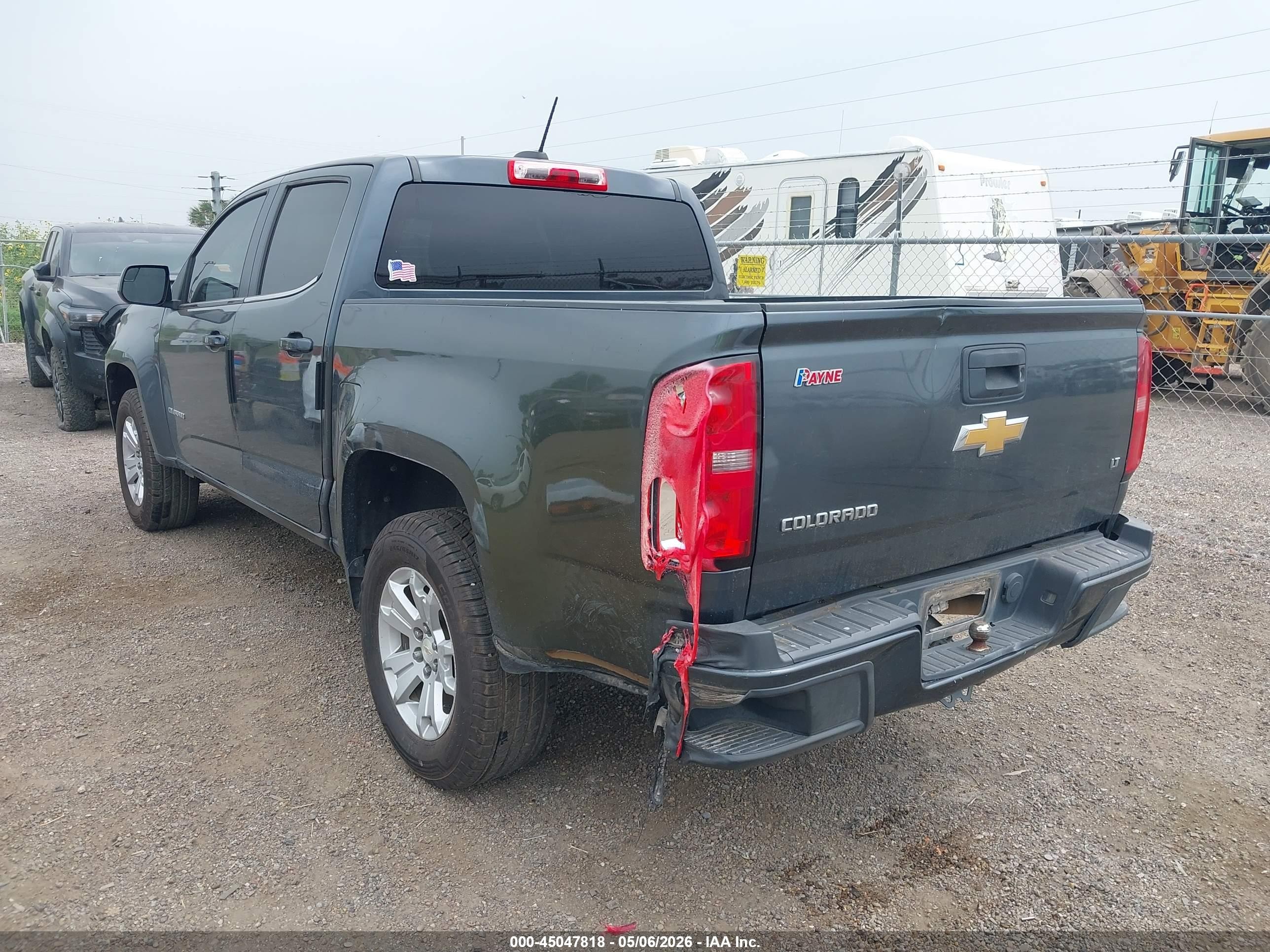 2015 Chevrolet Colorado Lt Серый vin: 1GCGSBEA7F1223340