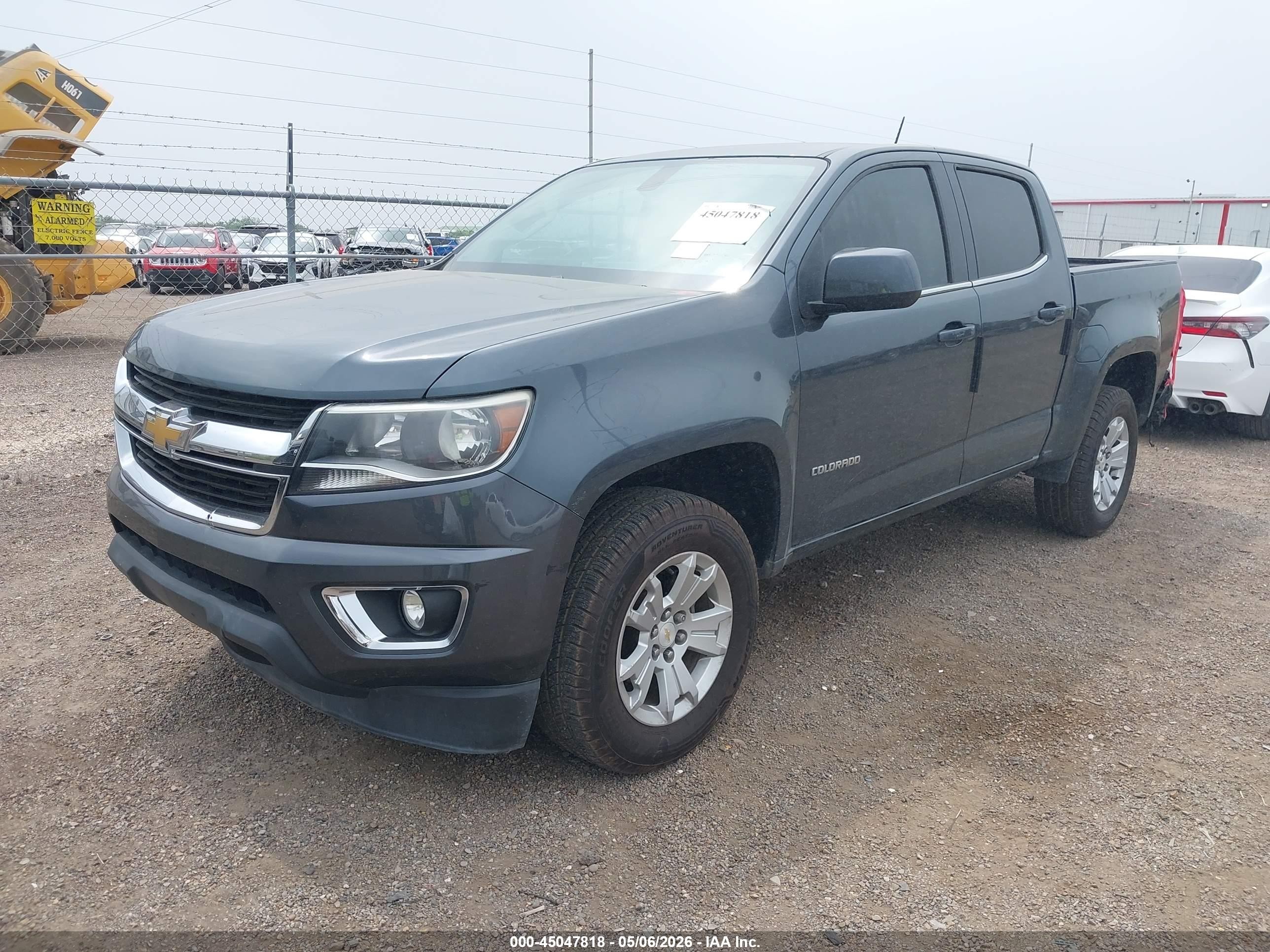 2015 Chevrolet Colorado Lt Серый vin: 1GCGSBEA7F1223340