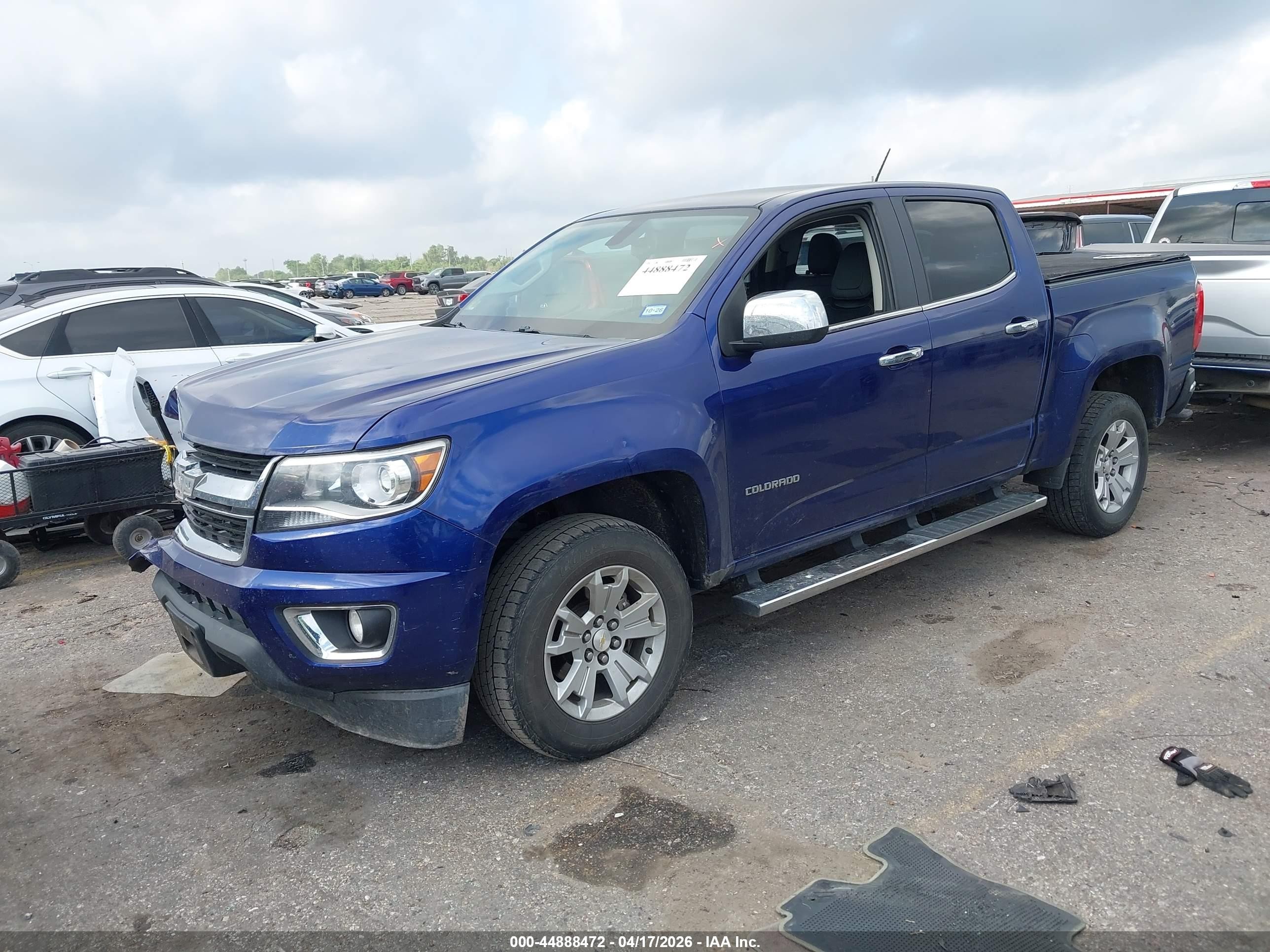 2015 Chevrolet Colorado Lt Blue vin: 1GCGSBEA8F1196830