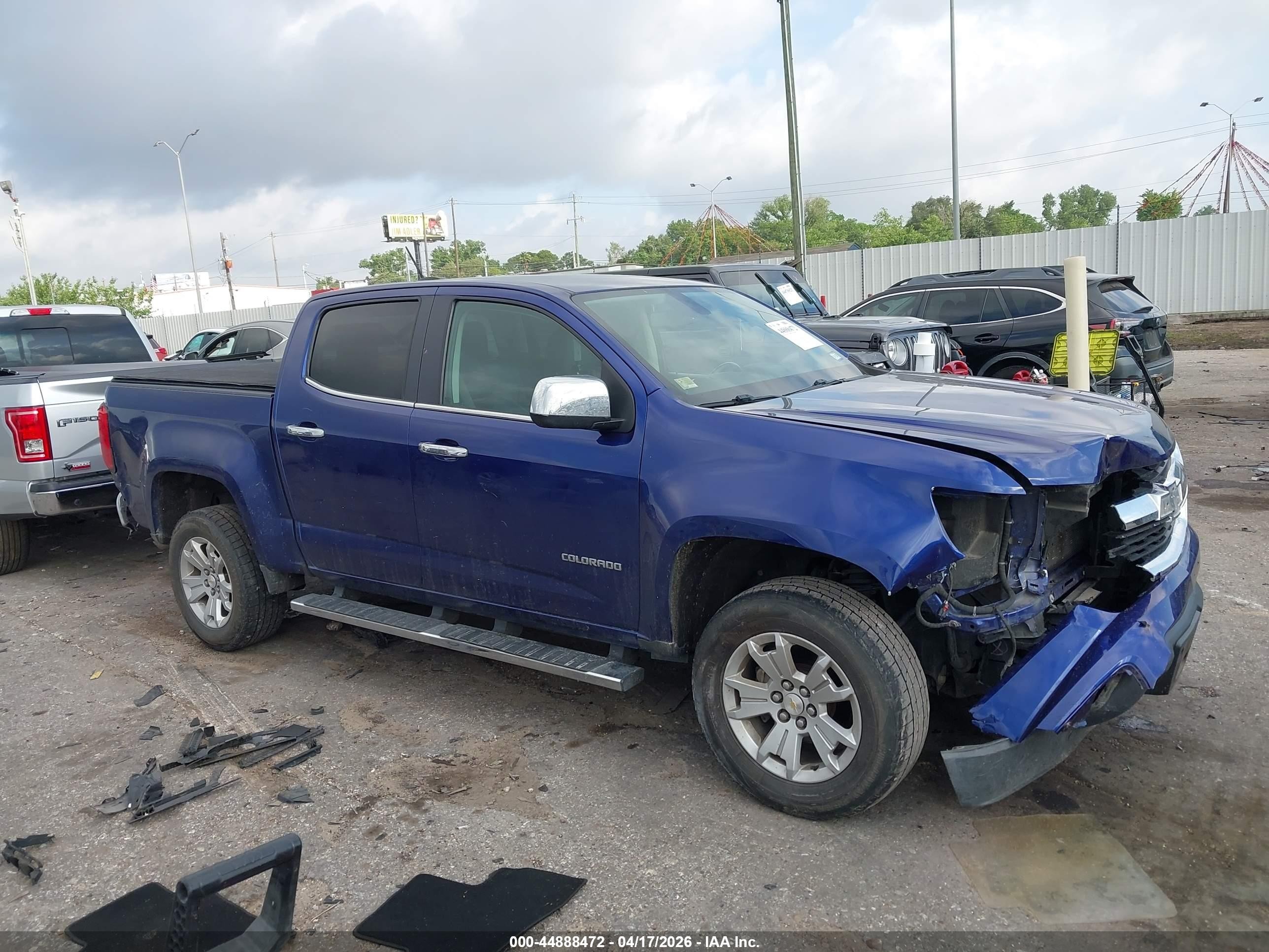 2015 Chevrolet Colorado Lt Blue vin: 1GCGSBEA8F1196830