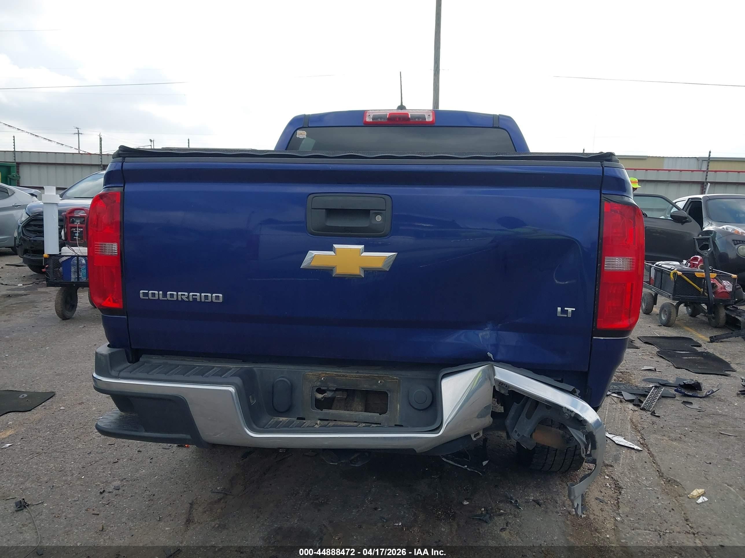 2015 Chevrolet Colorado Lt Blue vin: 1GCGSBEA8F1196830