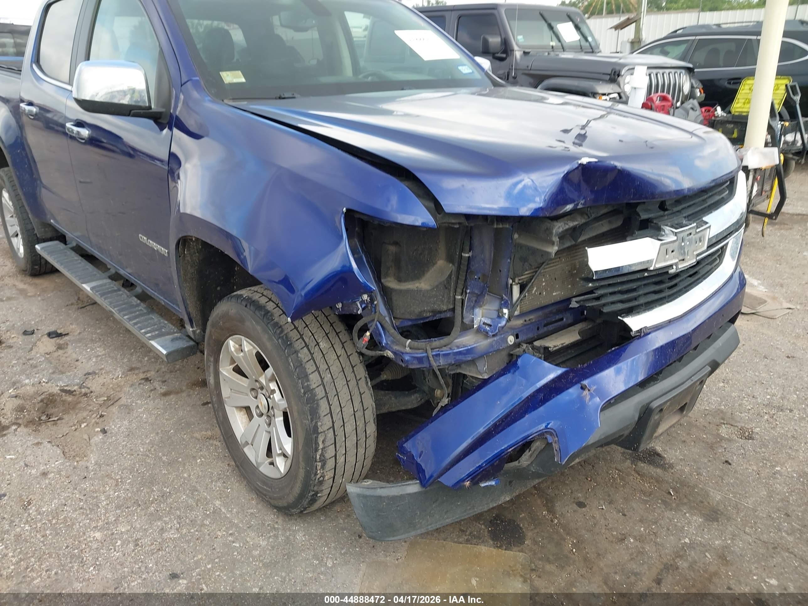 2015 Chevrolet Colorado Lt Blue vin: 1GCGSBEA8F1196830