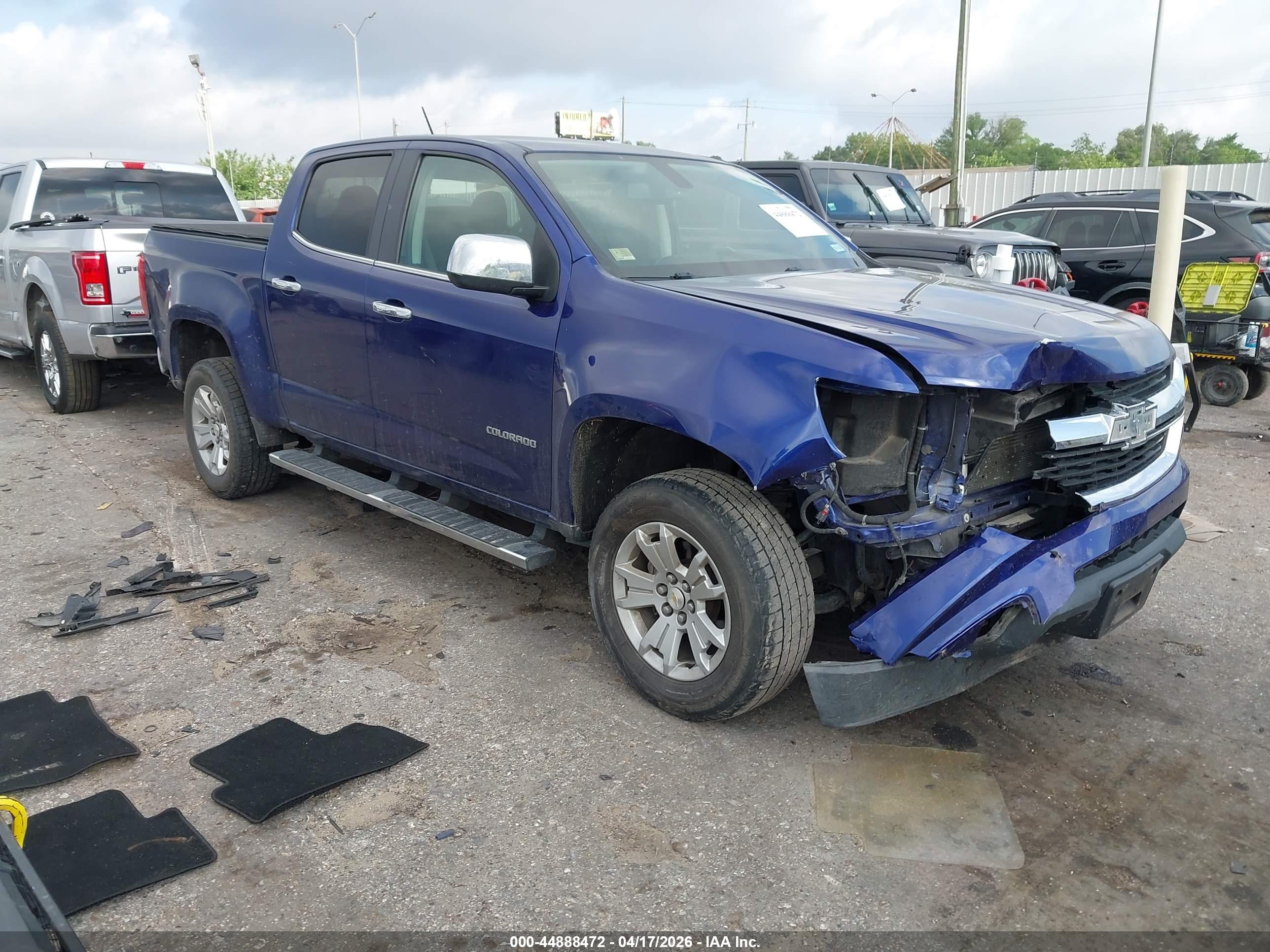 2015 Chevrolet Colorado Lt Blue vin: 1GCGSBEA8F1196830