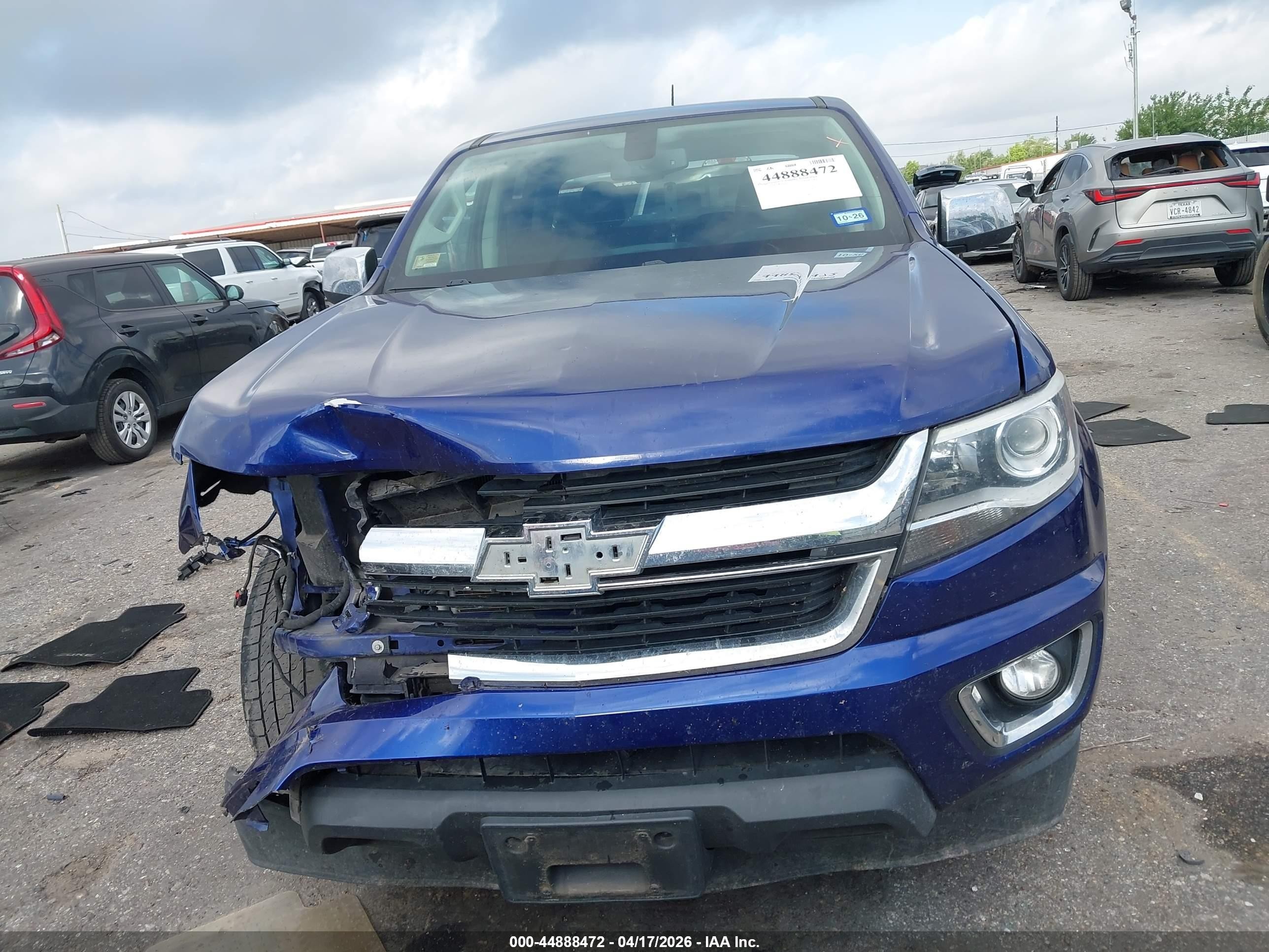 2015 Chevrolet Colorado Lt Blue vin: 1GCGSBEA8F1196830