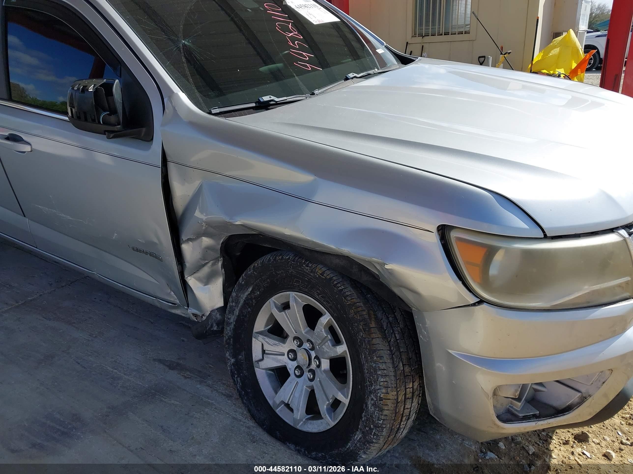 2015 Chevrolet Colorado Lt Silver vin: 1GCGSBEA8F1206398