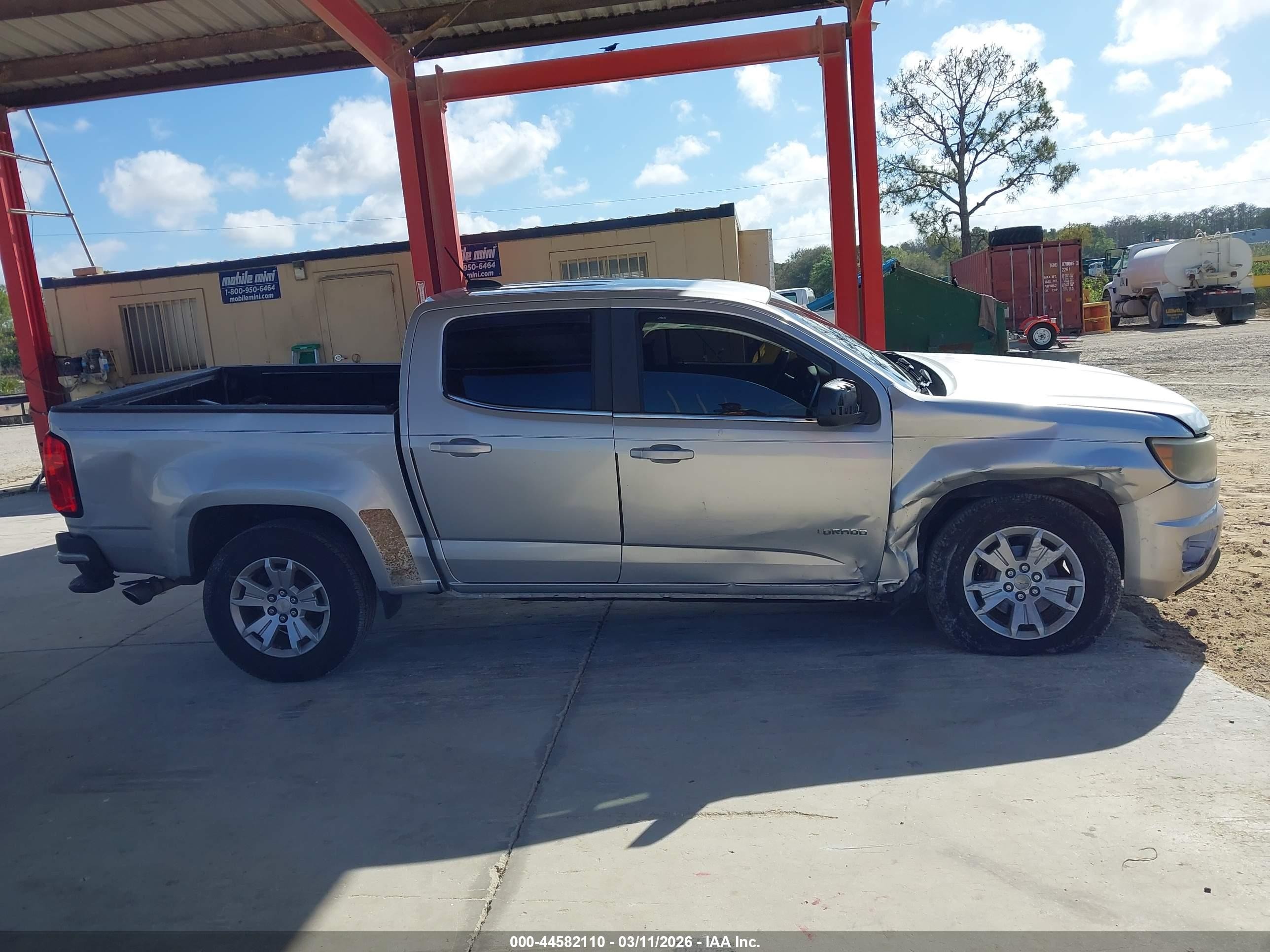 2015 Chevrolet Colorado Lt Silver vin: 1GCGSBEA8F1206398