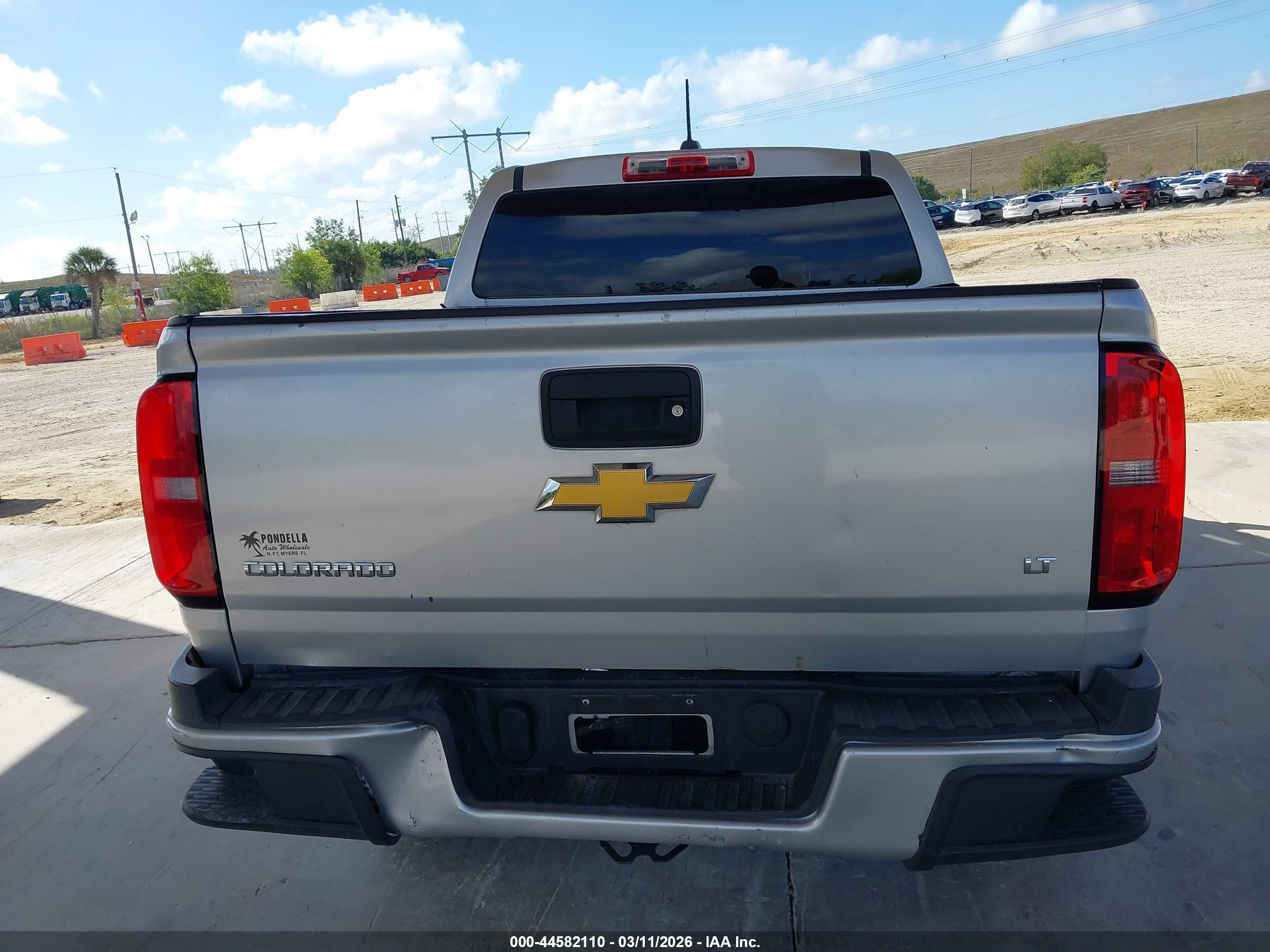 2015 Chevrolet Colorado Lt Silver vin: 1GCGSBEA8F1206398