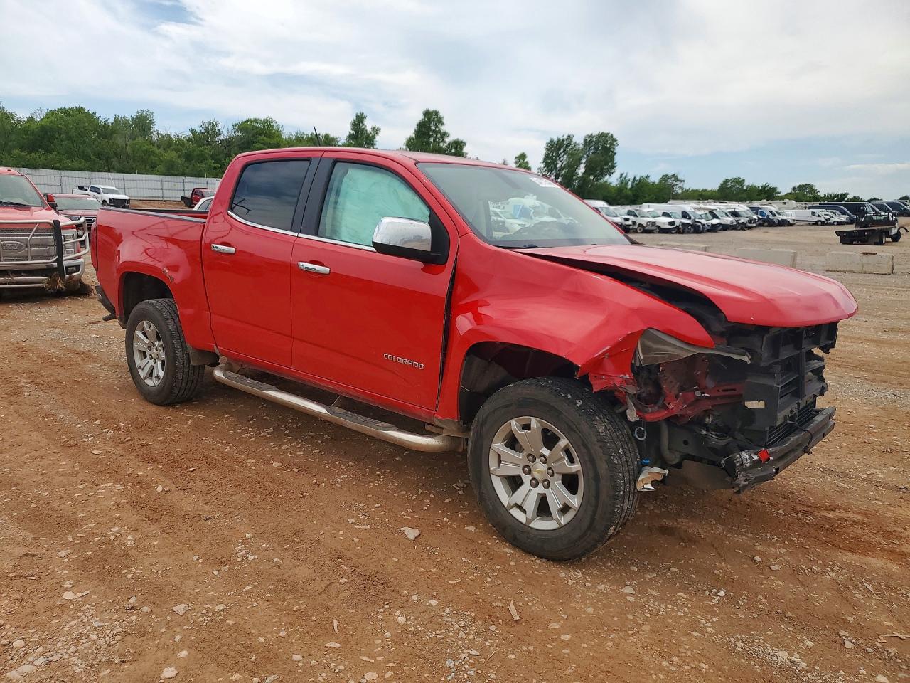 2015 Chevrolet Colorado Lt Red vin: 1GCGSBEA9F1266609