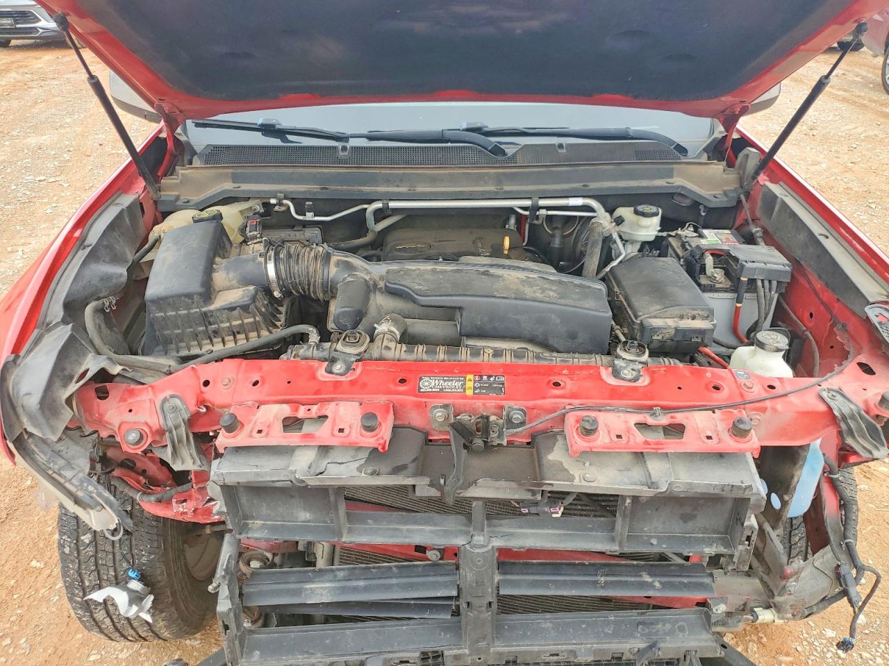 2015 Chevrolet Colorado Lt Red vin: 1GCGSBEA9F1266609
