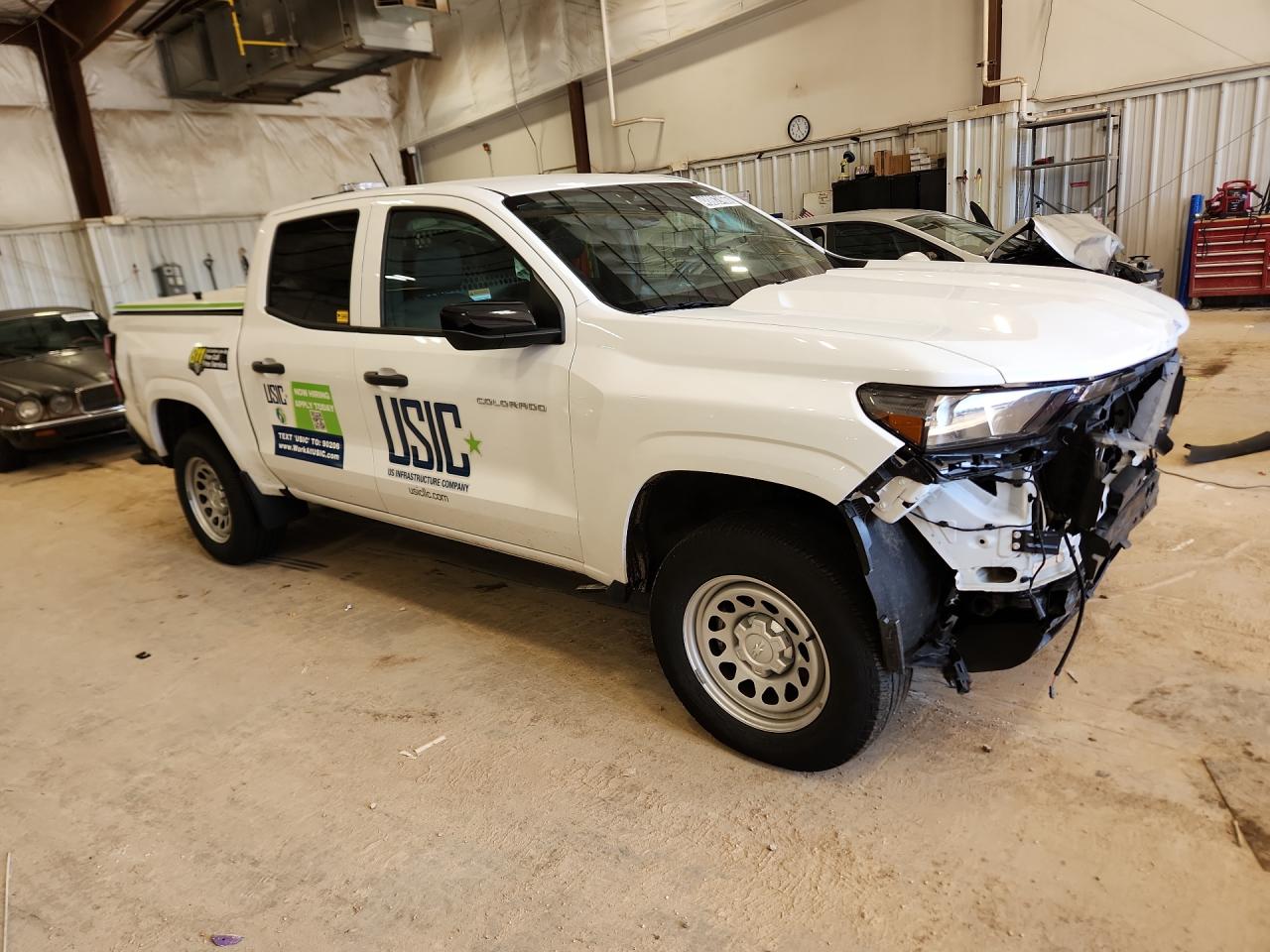 2023 Chevrolet Colorado White vin: 1GCGSBEC5P1265847 Damage: Overall Vehicle, De-Identify, Removal Required
