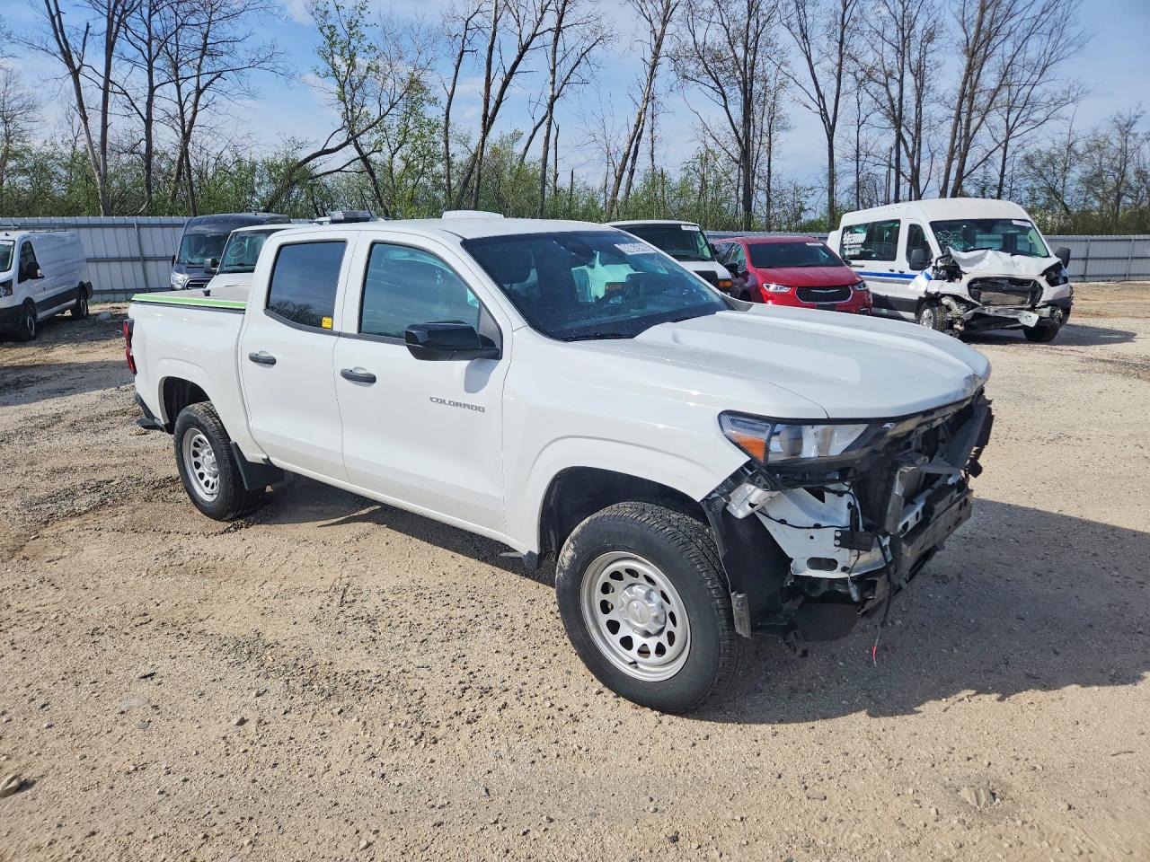 2023 Chevrolet Colorado White vin: 1GCGSBEC5P1265847