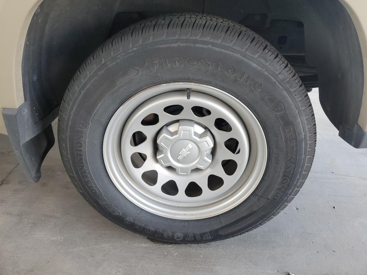 2024 Chevrolet Colorado Tan vin: 1GCGSBEC8R1144989 Damage: Left Rear Wheel, Curb Rash, > 12 Inches