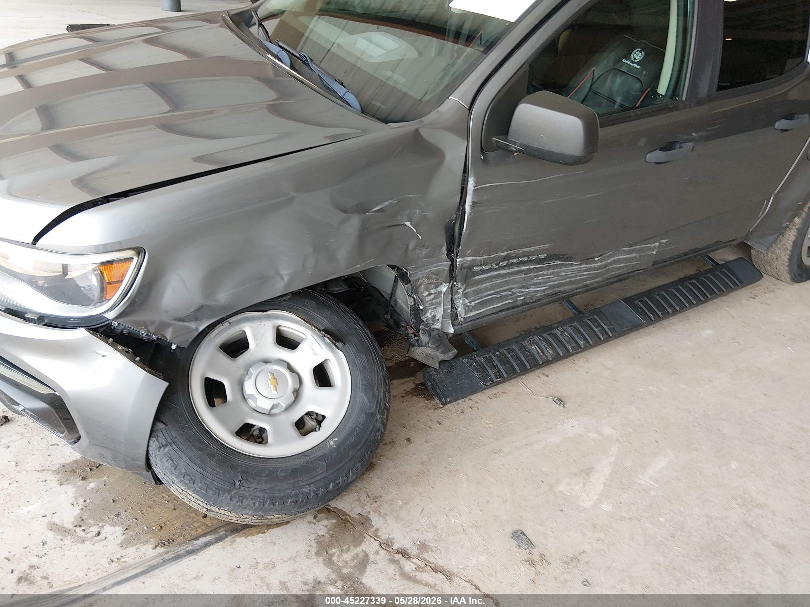 2021 Chevrolet Colorado 2wd  Short Box Wt Gray vin: 1GCGSBEN7M1146582
