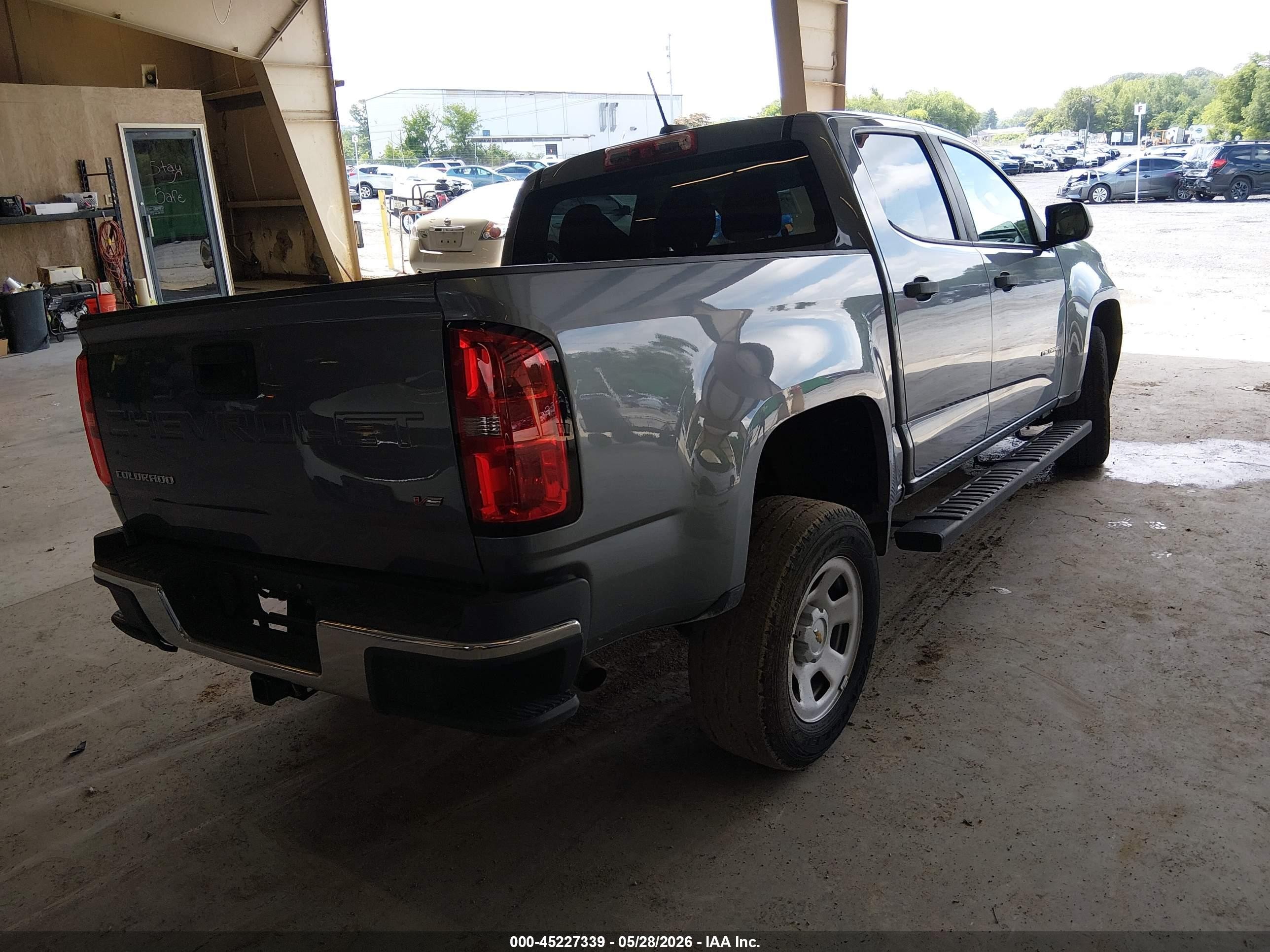 2021 Chevrolet Colorado 2wd  Short Box Wt Gray vin: 1GCGSBEN7M1146582