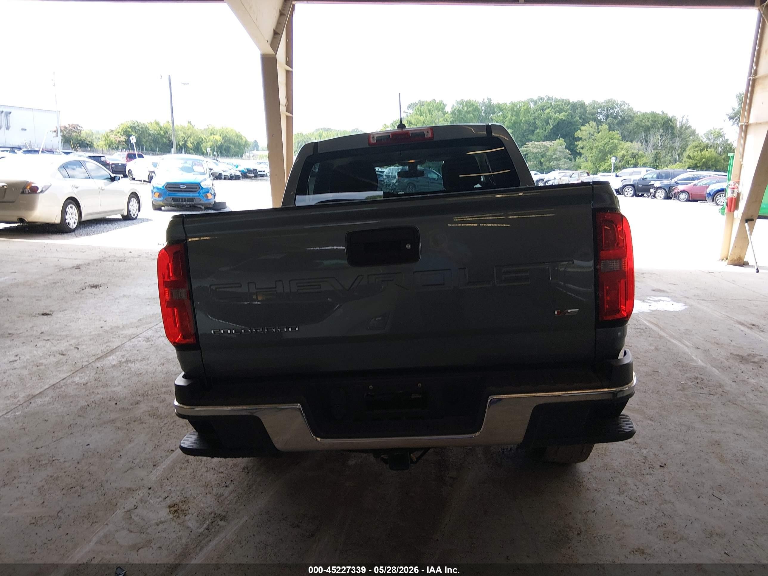 2021 Chevrolet Colorado 2wd  Short Box Wt Gray vin: 1GCGSBEN7M1146582