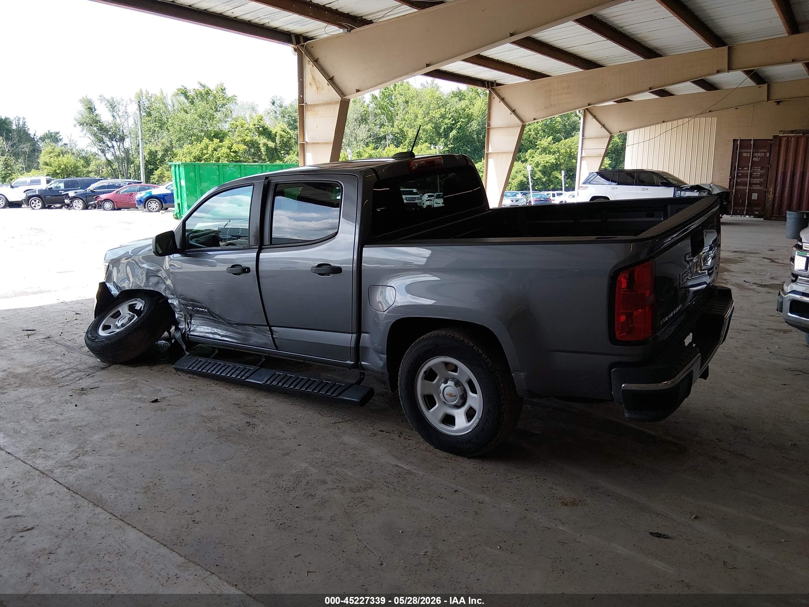 2021 Chevrolet Colorado 2wd  Short Box Wt Gray vin: 1GCGSBEN7M1146582
