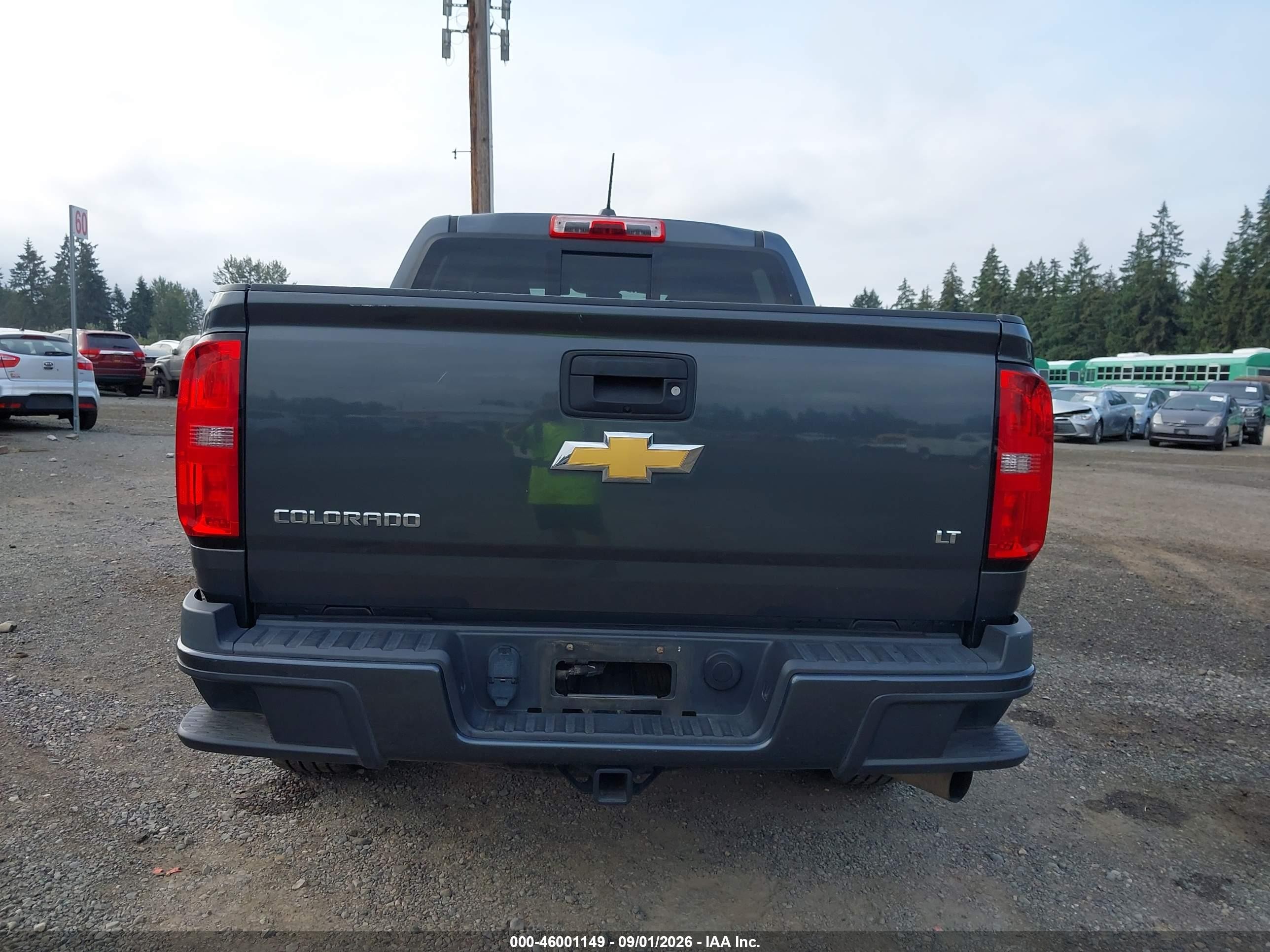 2016 Chevrolet Colorado Lt Black vin: 1GCGSCE15G1319412