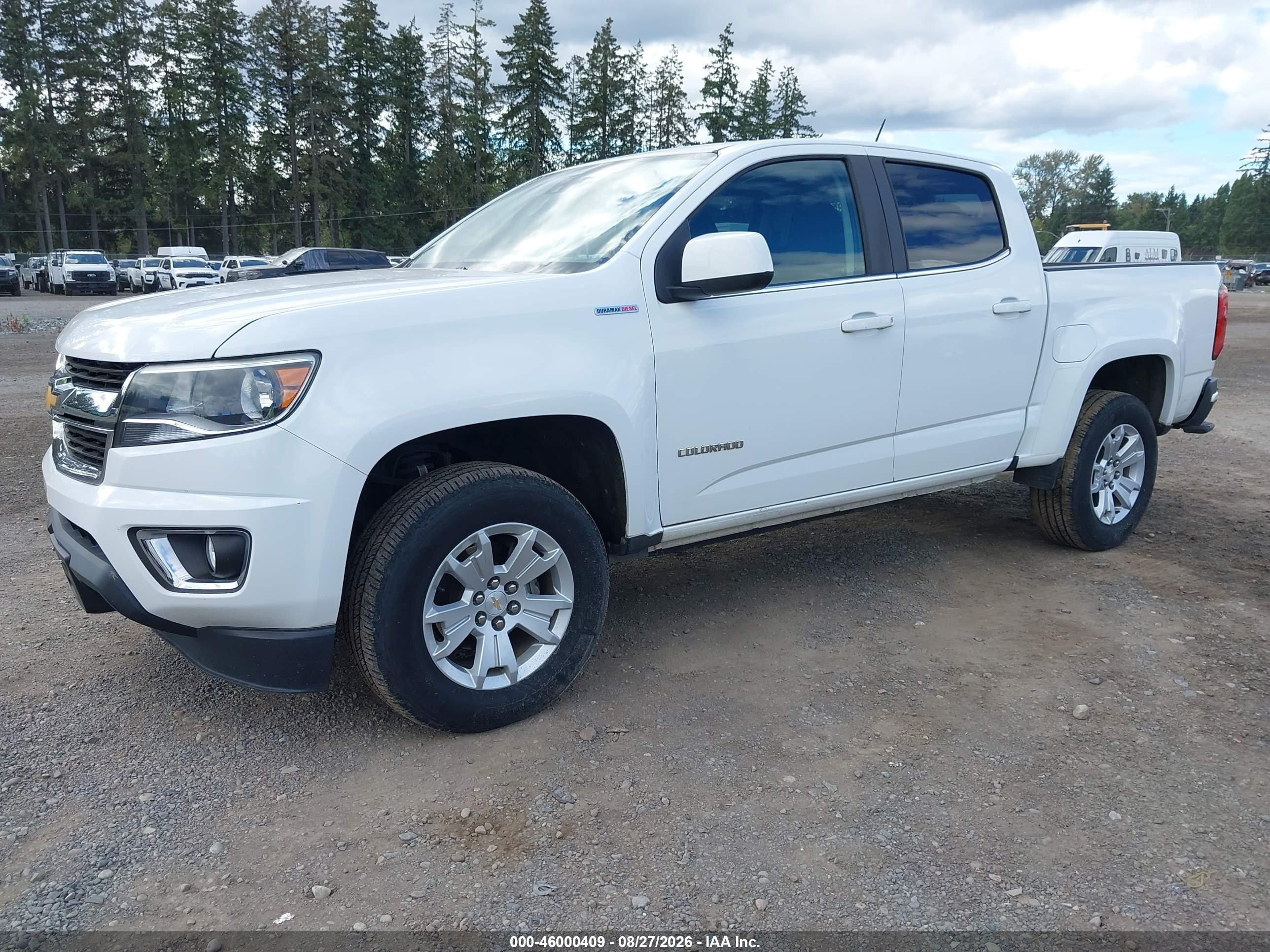 2016 Chevrolet Colorado Lt White vin: 1GCGSCE16G1318883