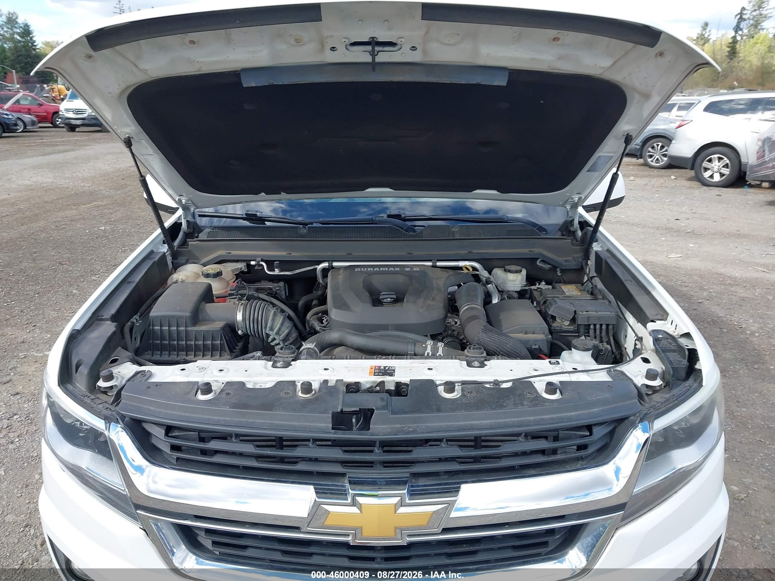 2016 Chevrolet Colorado Lt White vin: 1GCGSCE16G1318883