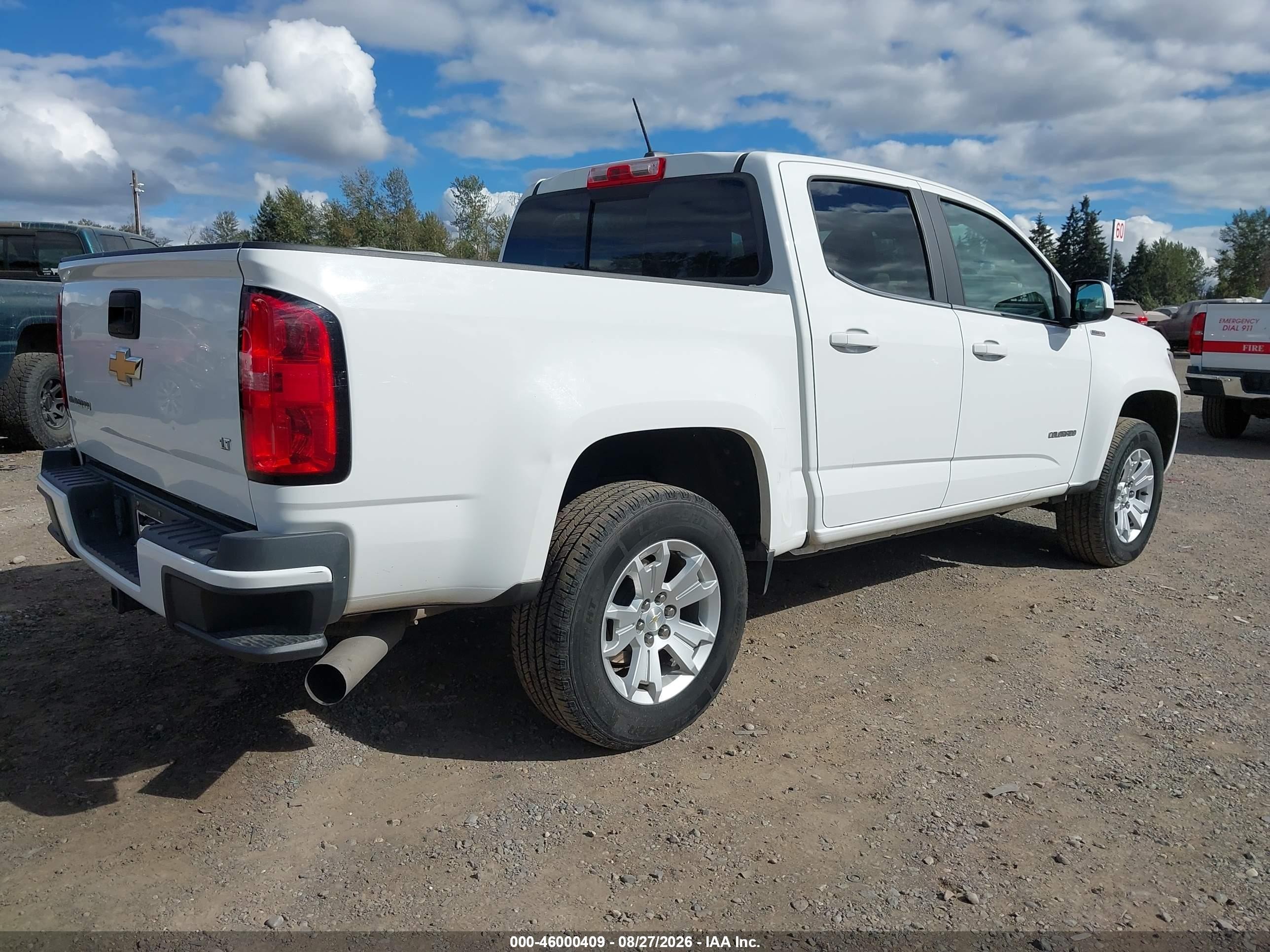 2016 Chevrolet Colorado Lt White vin: 1GCGSCE16G1318883