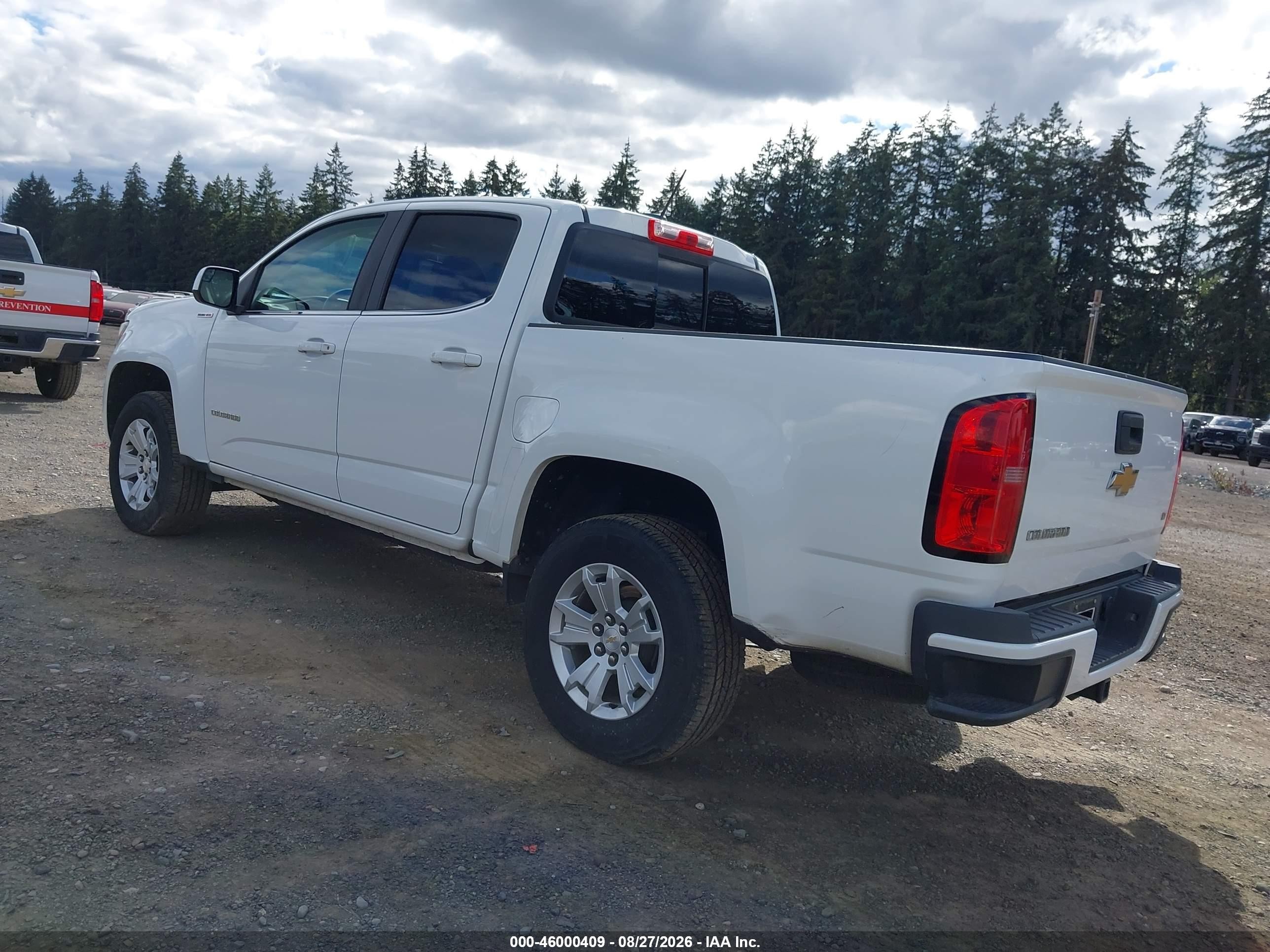 2016 Chevrolet Colorado Lt White vin: 1GCGSCE16G1318883