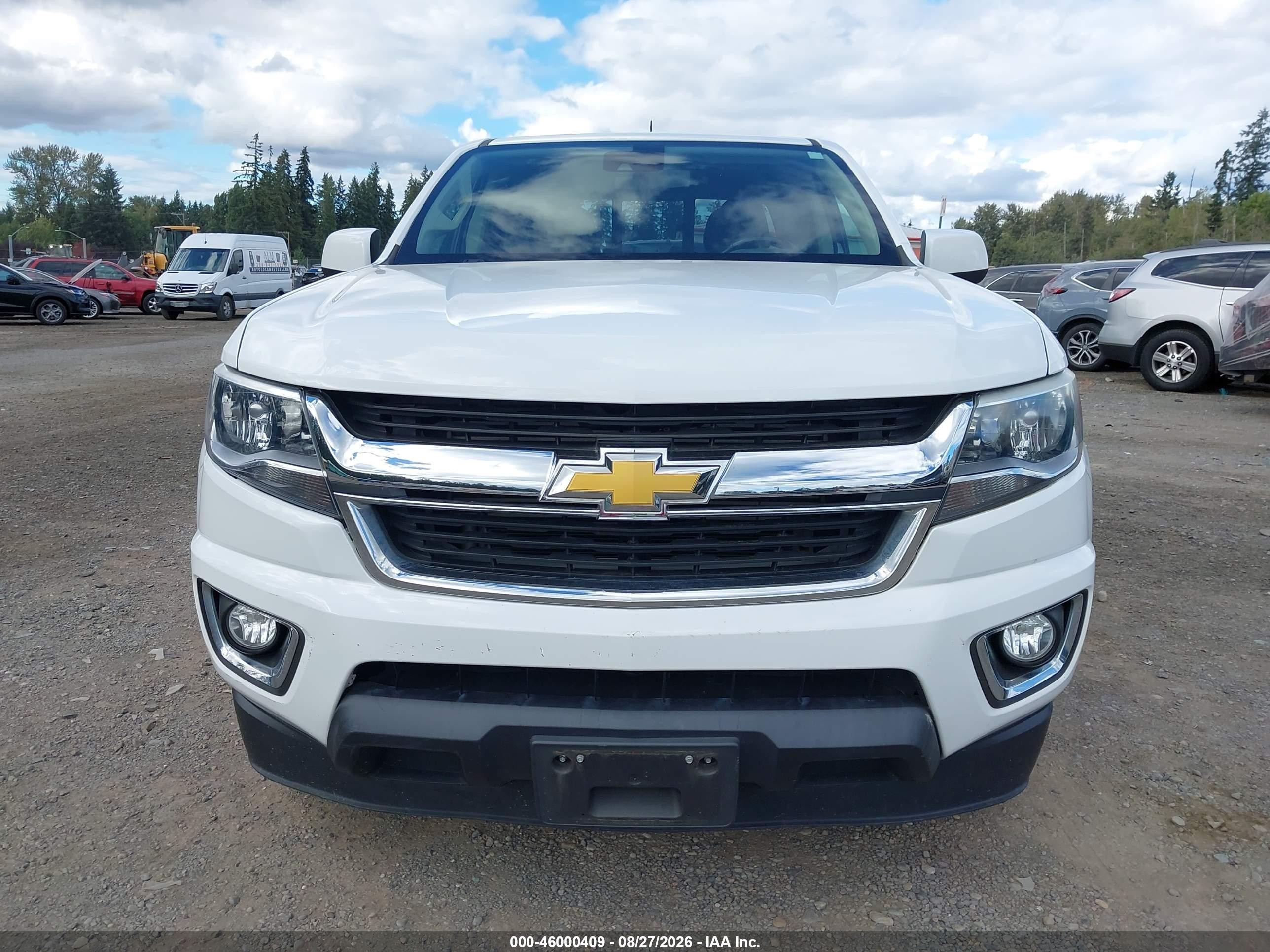 2016 Chevrolet Colorado Lt White vin: 1GCGSCE16G1318883