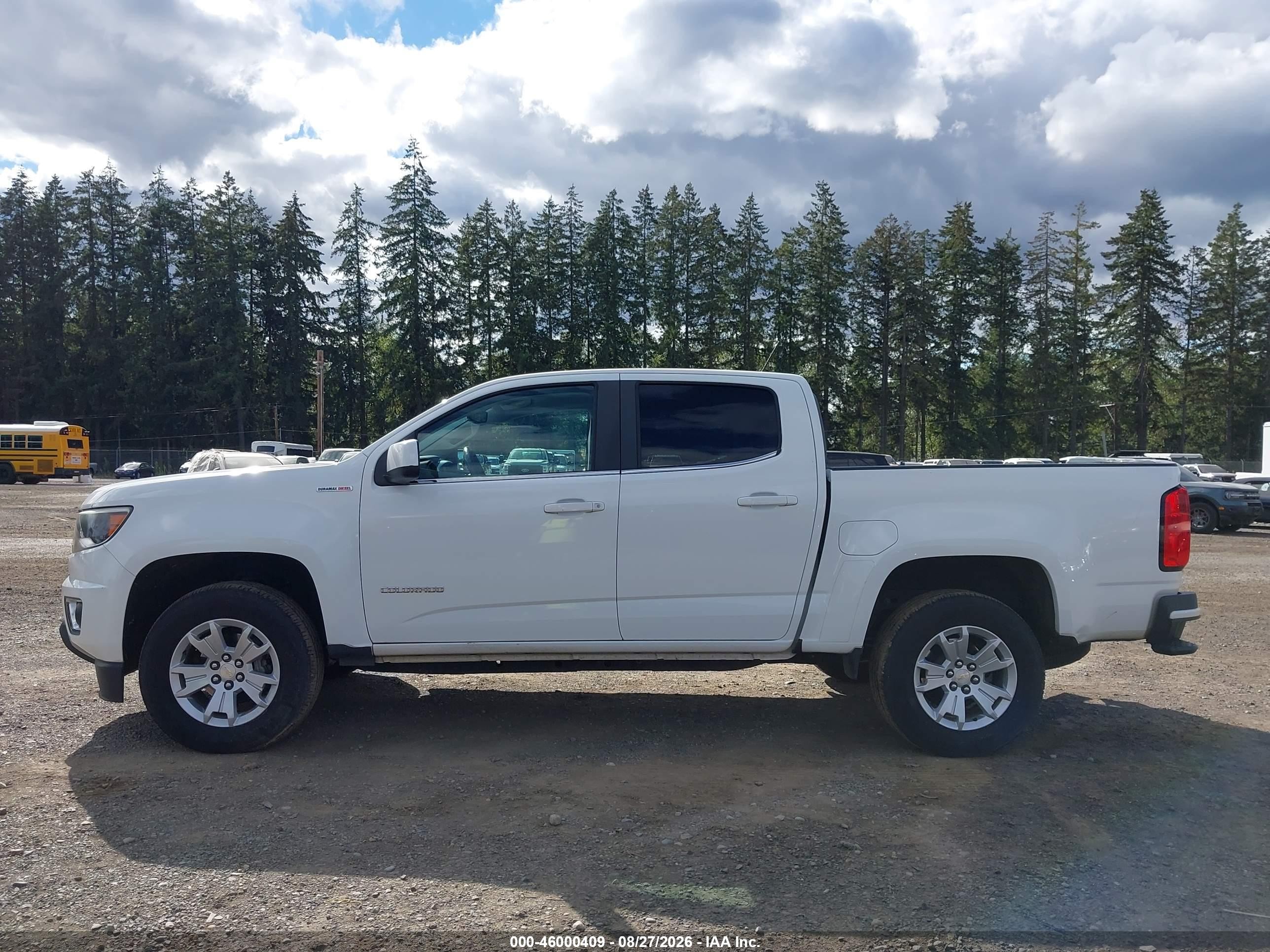 2016 Chevrolet Colorado Lt White vin: 1GCGSCE16G1318883