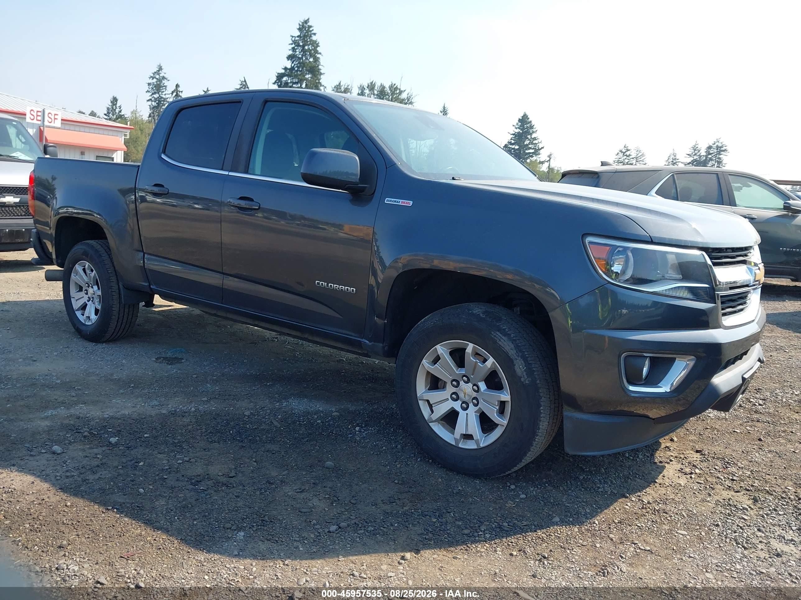 2016 Chevrolet Colorado 2wd Lt Black vin: 1GCGSCE19G1321695