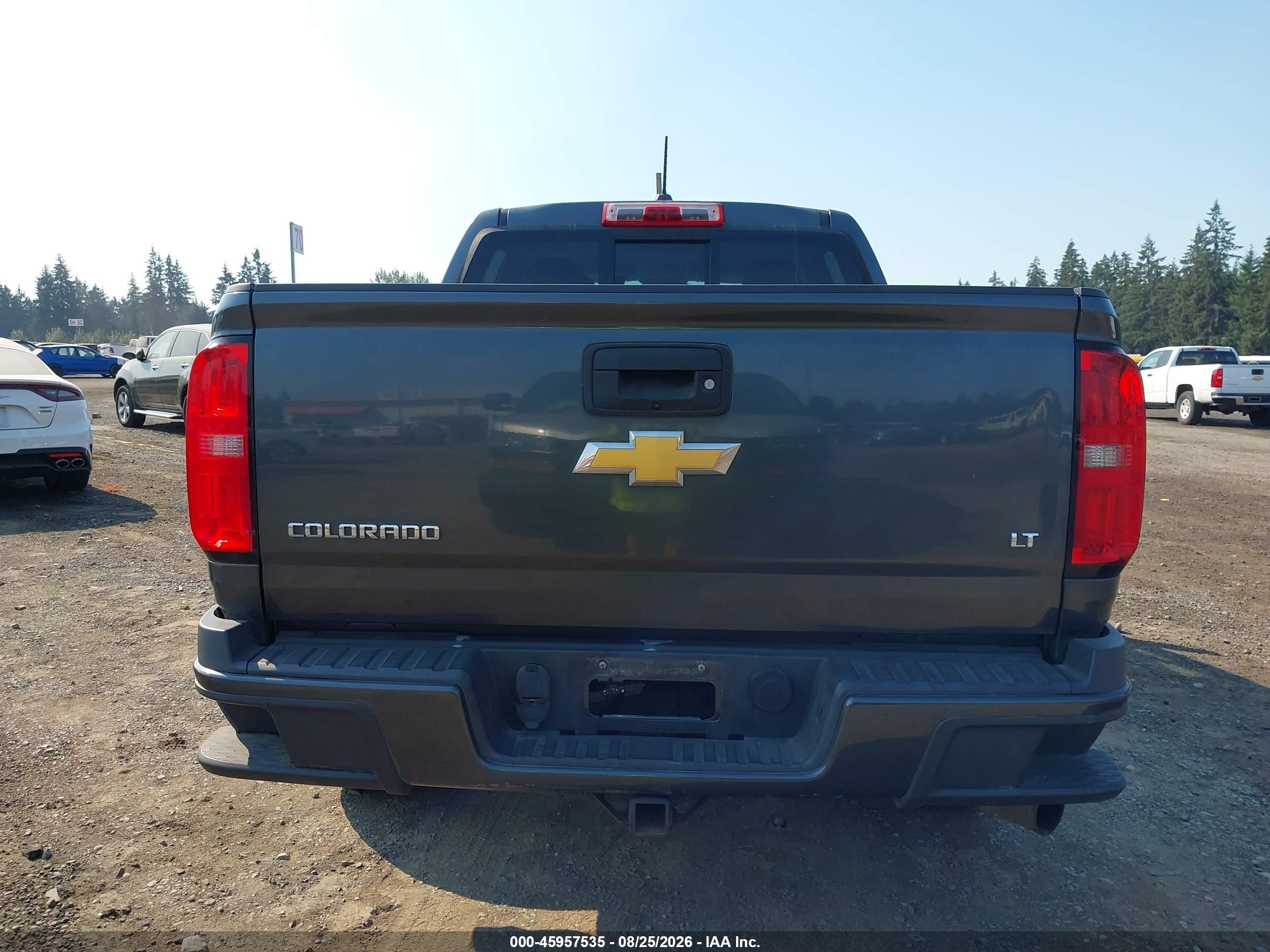 2016 Chevrolet Colorado 2wd Lt Black vin: 1GCGSCE19G1321695