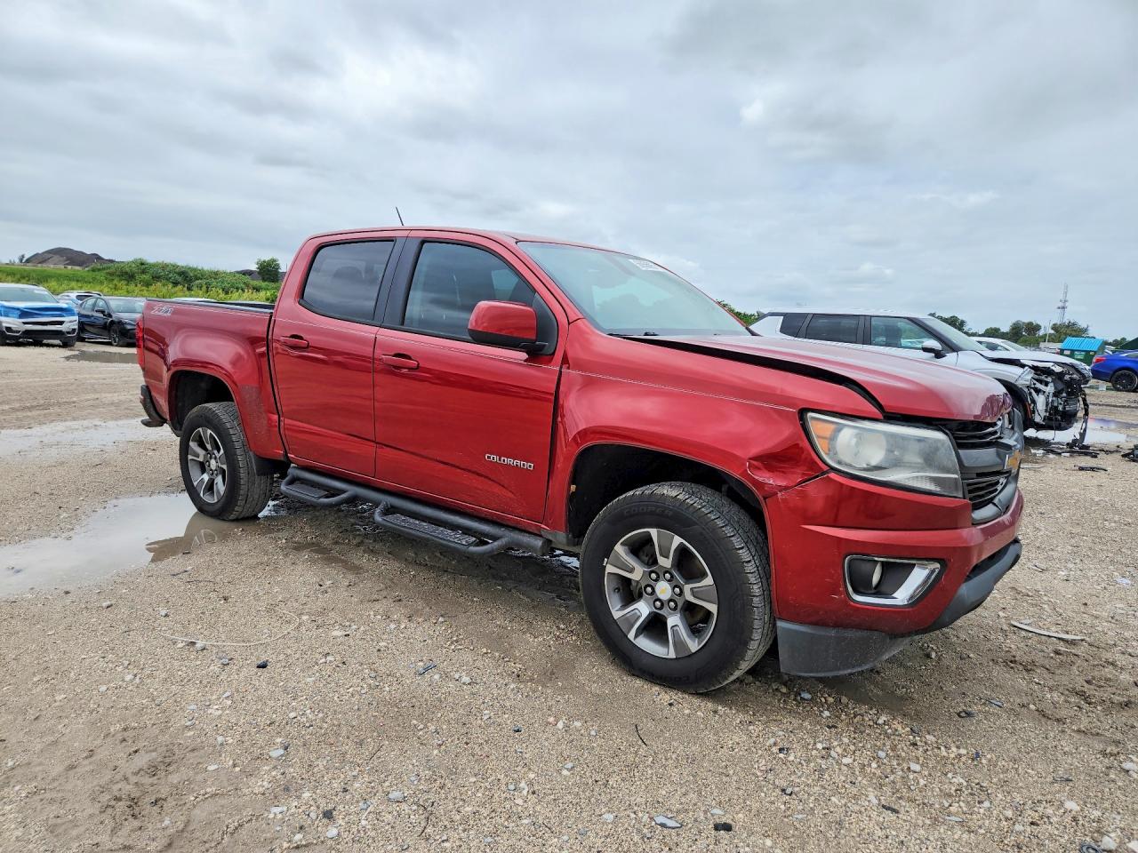 2015 Chevrolet Colorado Z71 Red vin: 1GCGSCE30F1274945